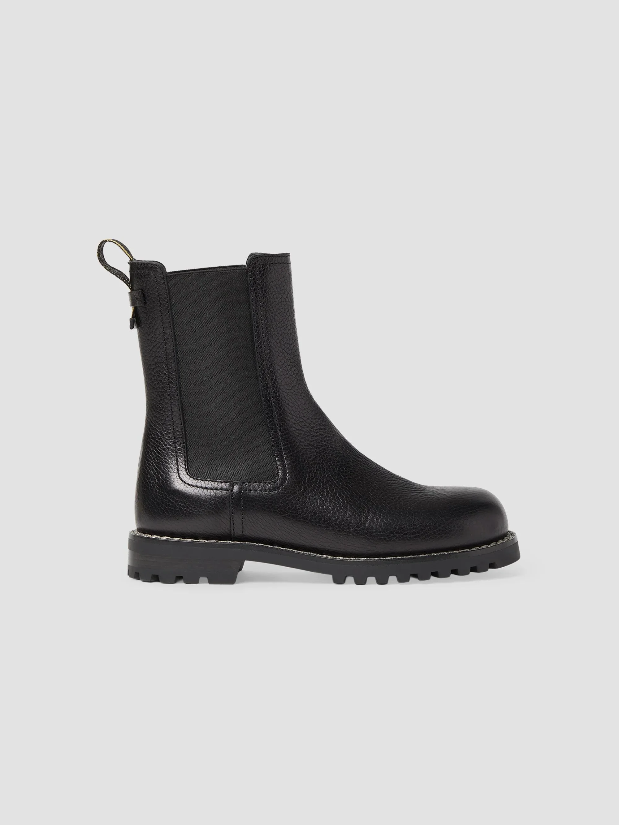 Women's Commando Leather Chelsea Boots - Nero - 1