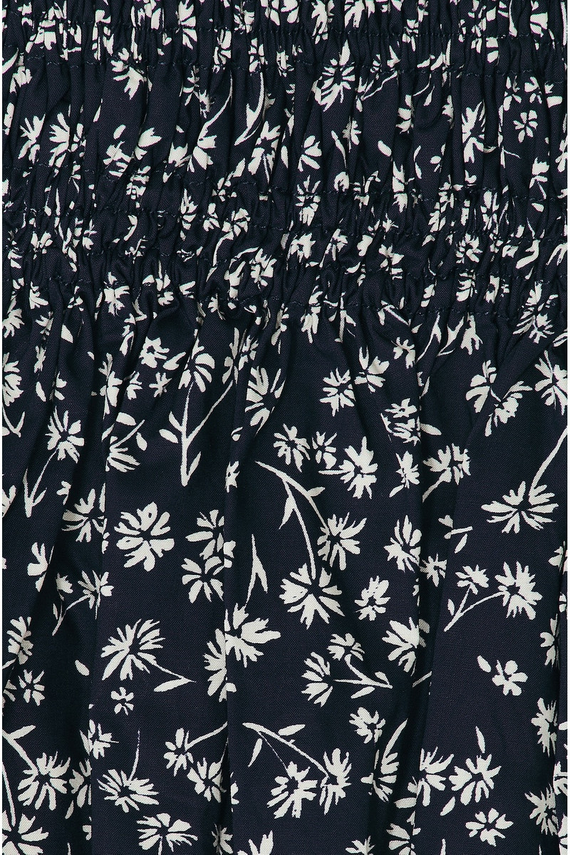 MATTEAU Shirred Peasant Mini Dress outlook