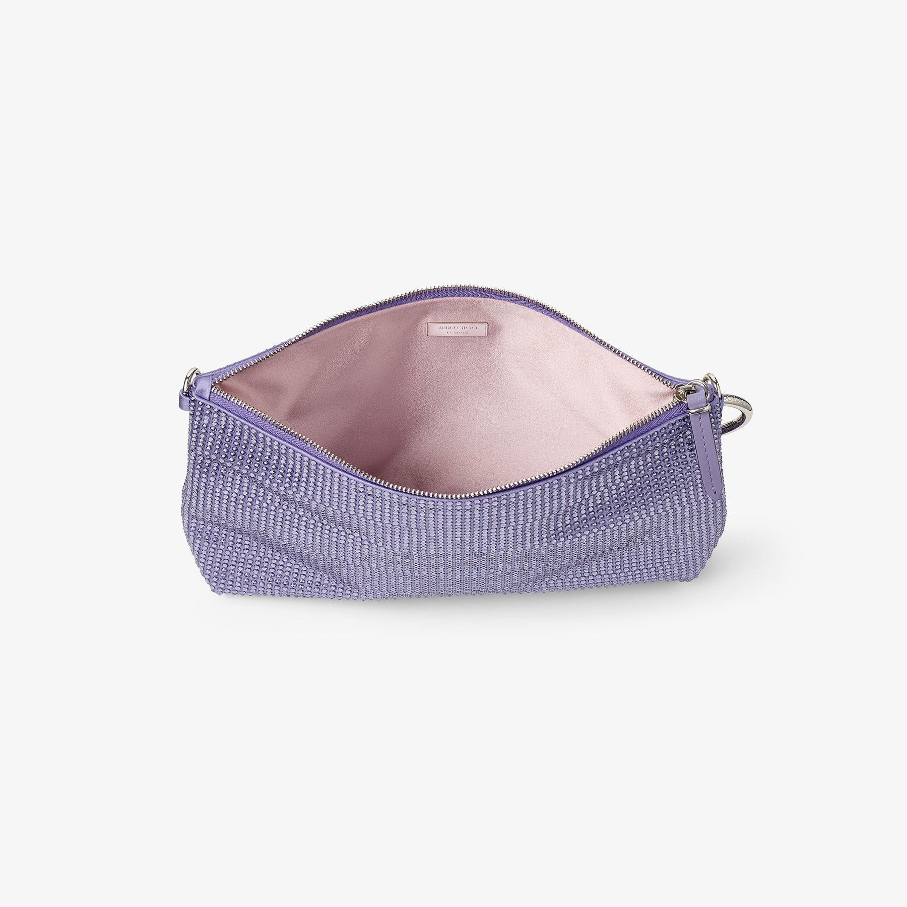 Callie
Tanzanite Satin Crystal Clutch Bag - 5