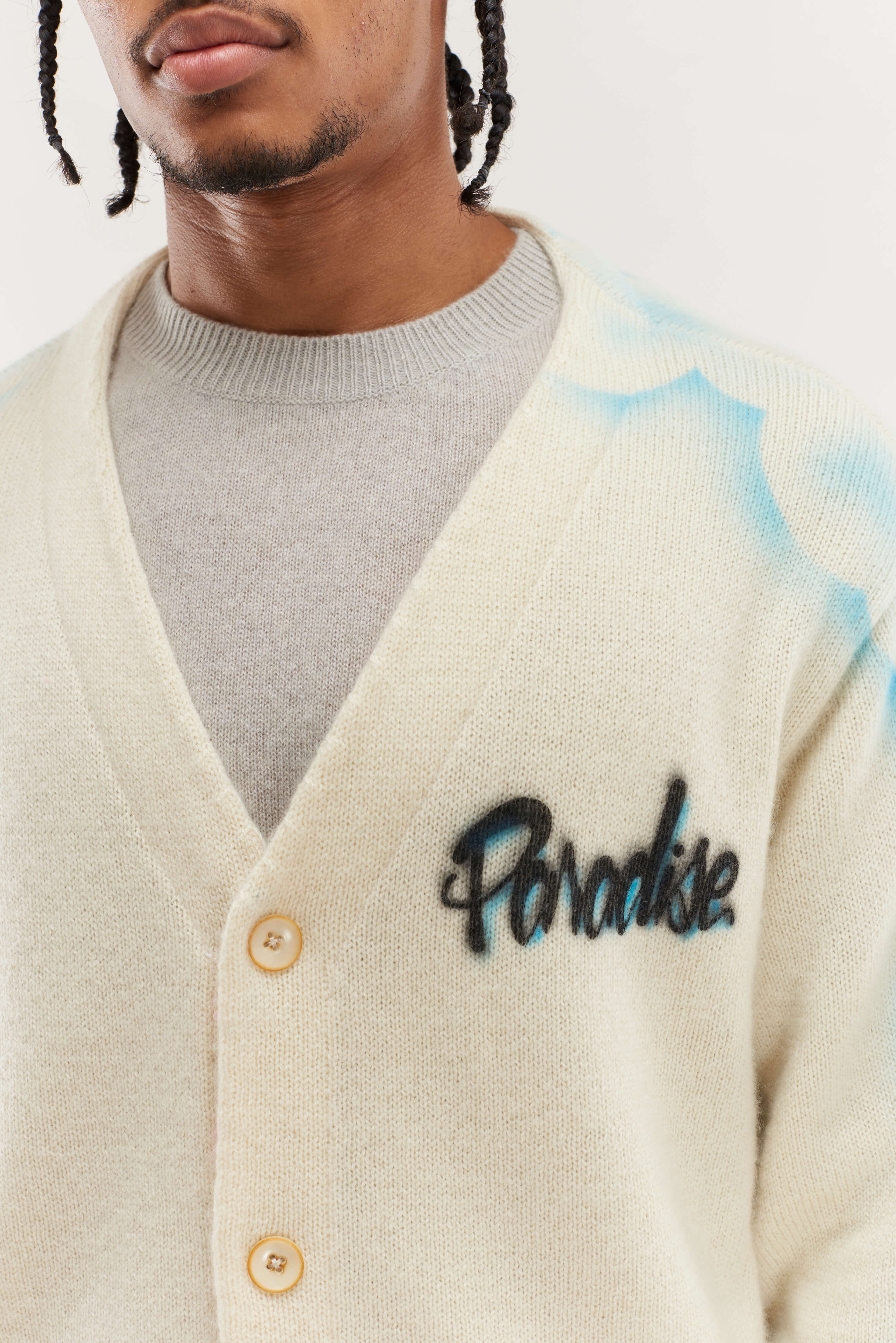 PARADISE AIRBRUSH CARDIGAN - 4