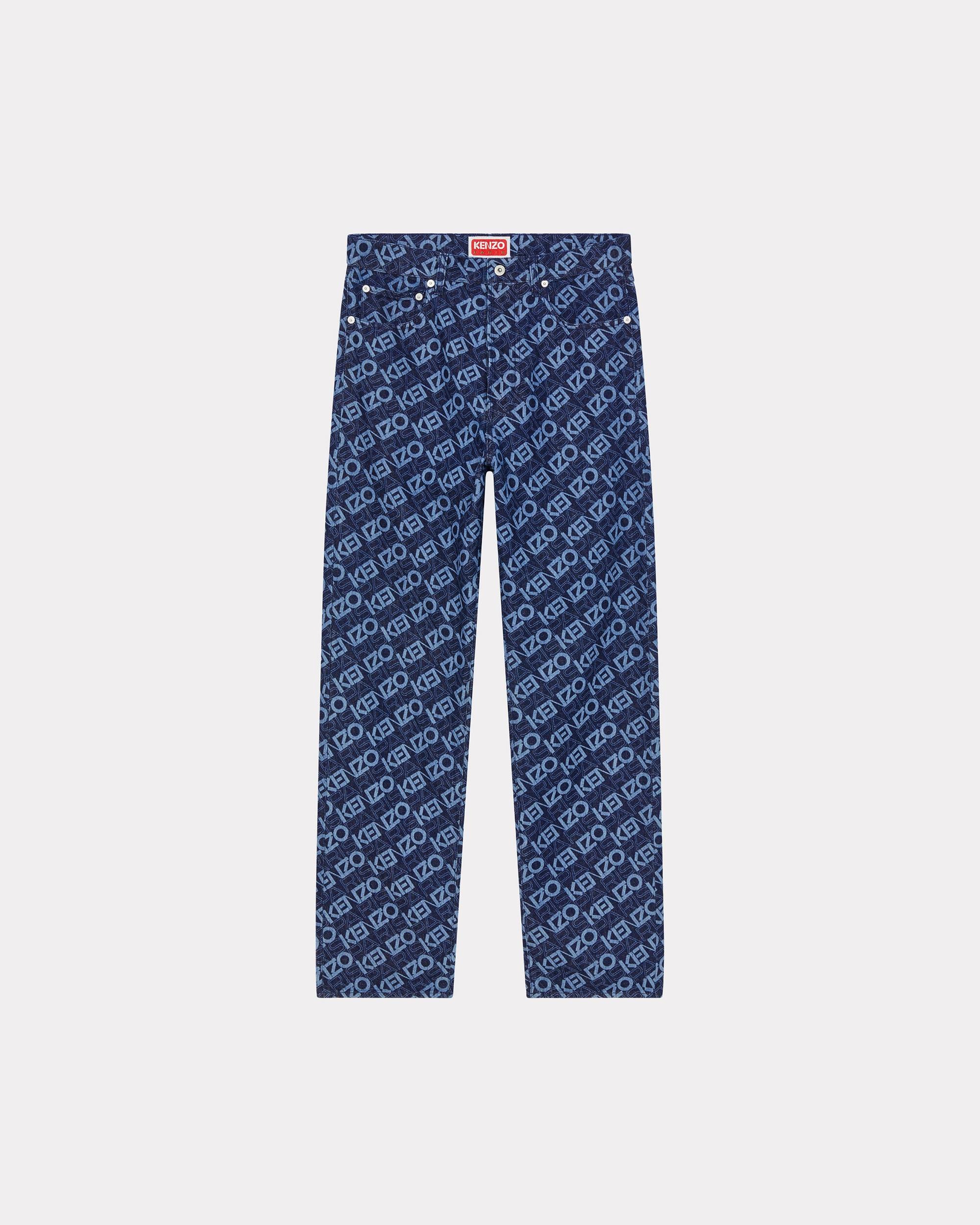 'Monogram' ASAGAO straight-fit jeans - 1
