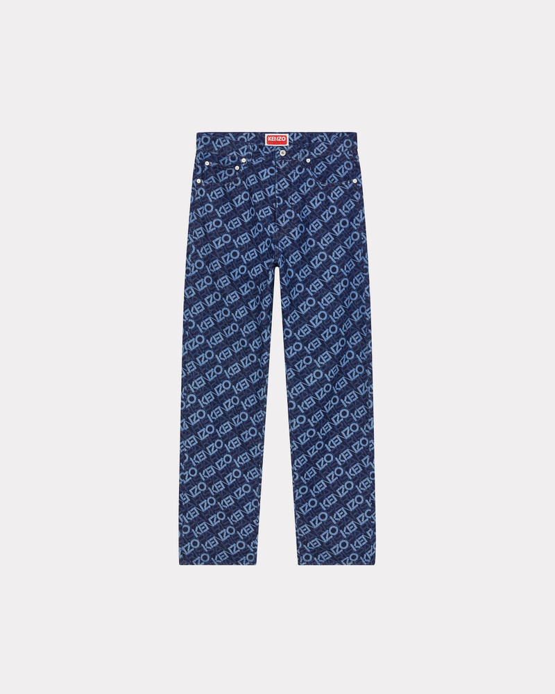 'Monogram' ASAGAO straight-fit jeans 1