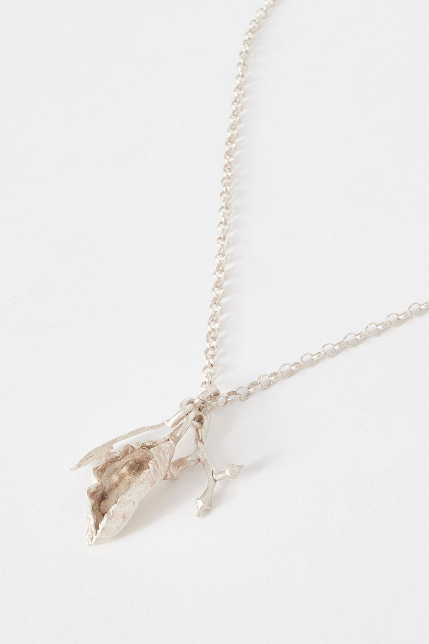 Beach Scrapper Necklace Silver - 2