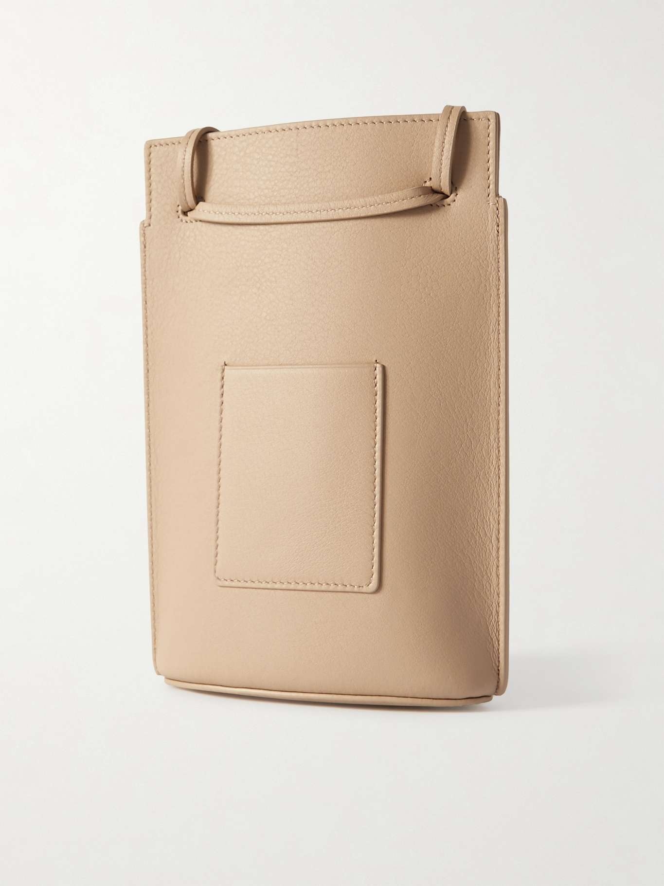 Dice Pocket embellished leather shoulder bag - 3