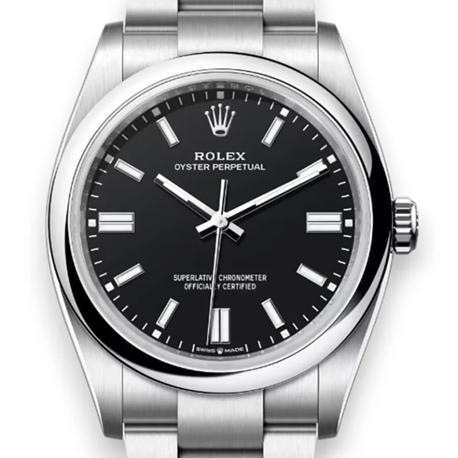 Rolex Oyster Perpetual Automatic Chronometer Black Dial Men's Watch M126000-0014 - 1
