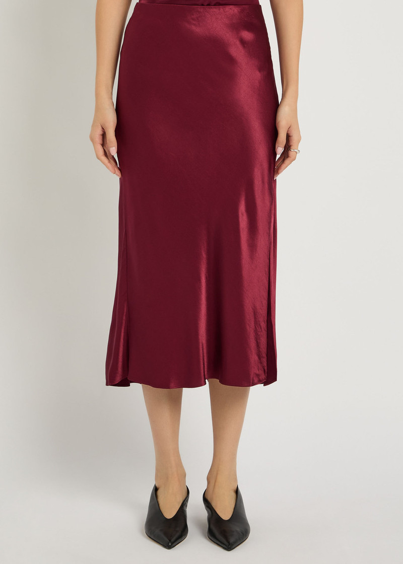Rails Rails Maya Side Split Satin Skirt outlook