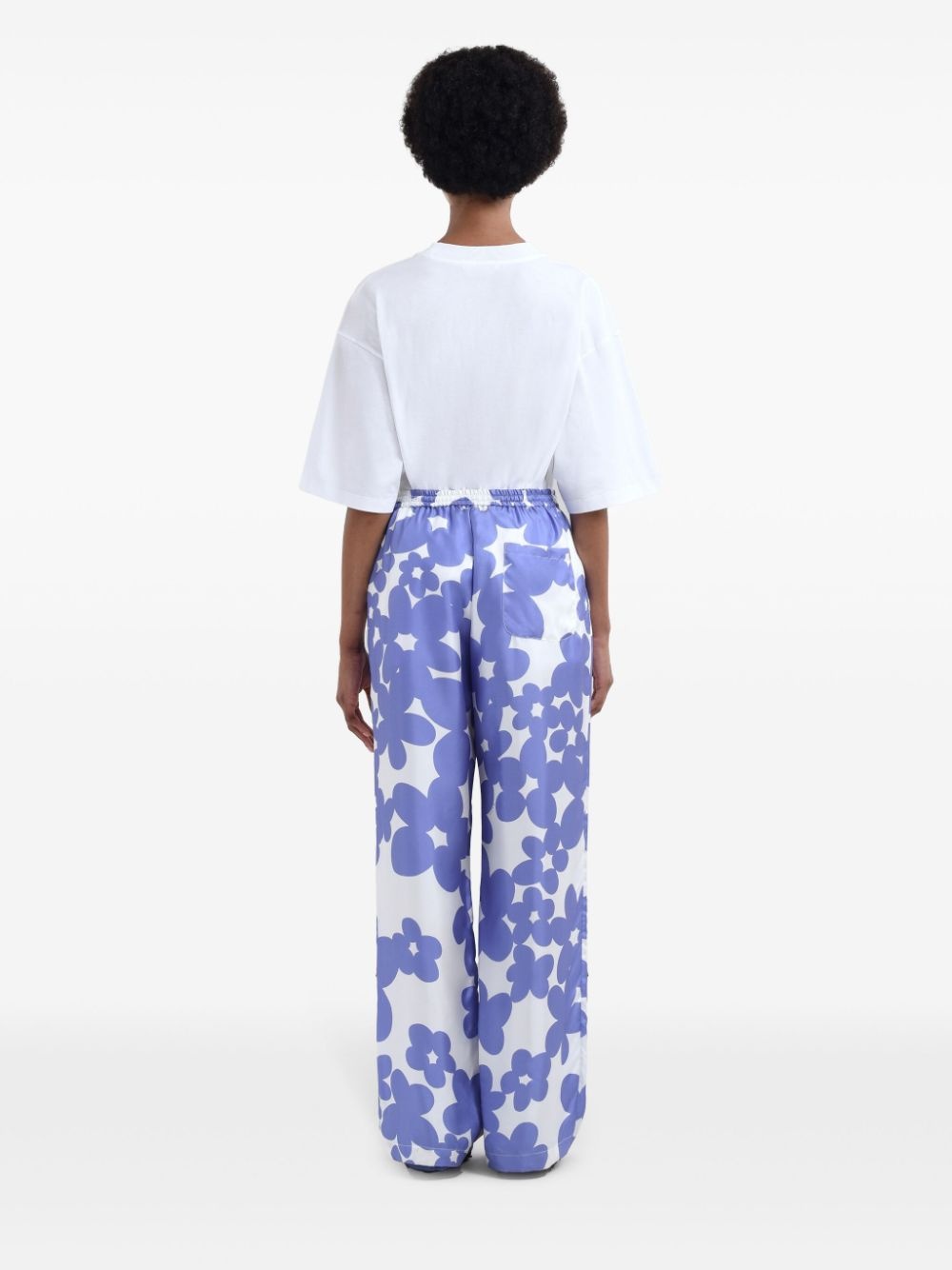floral trousers - 4