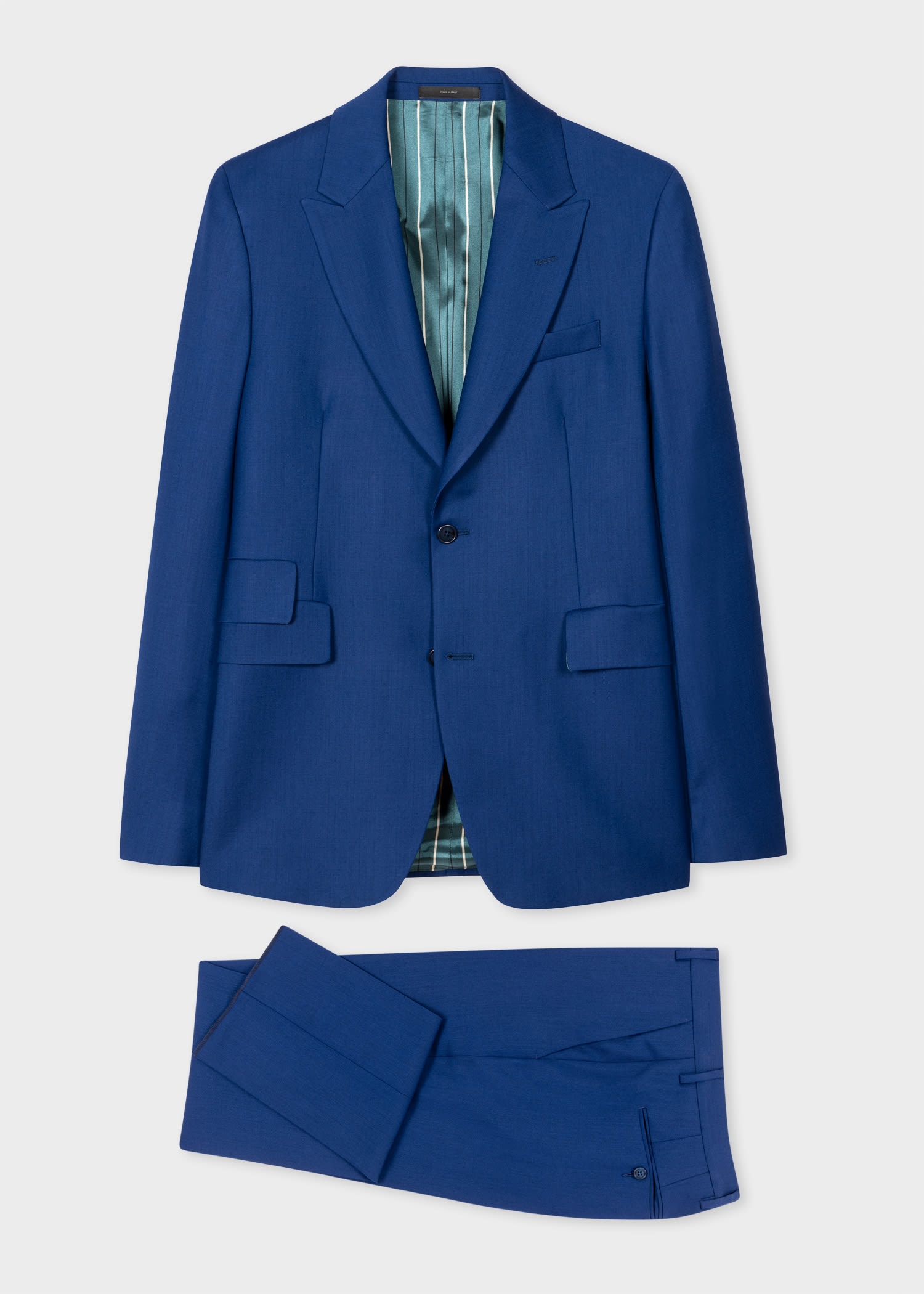 Tailored-Fit Wool Suit - 1