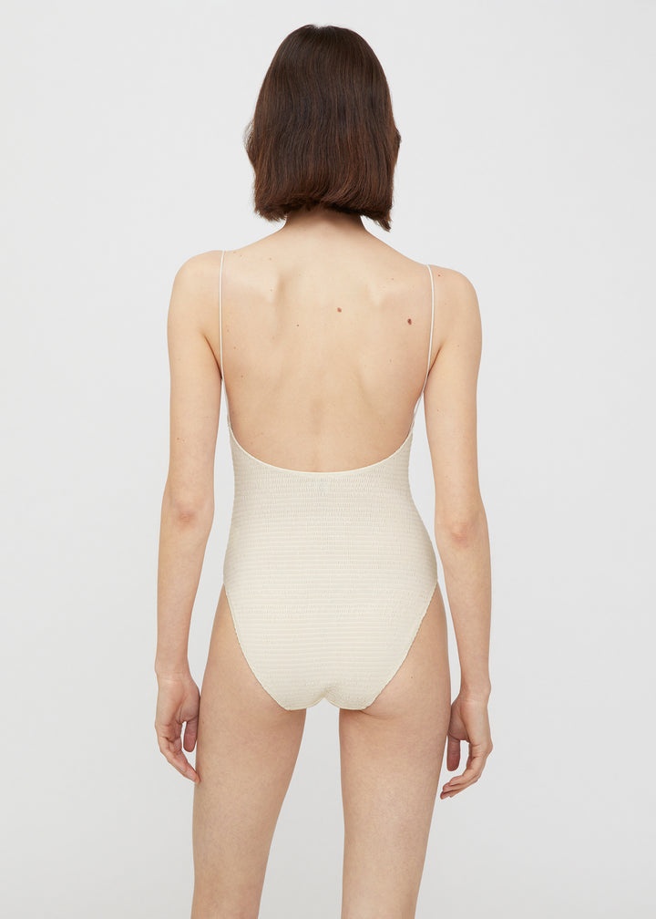 Smocked swimsuit tofu - 4