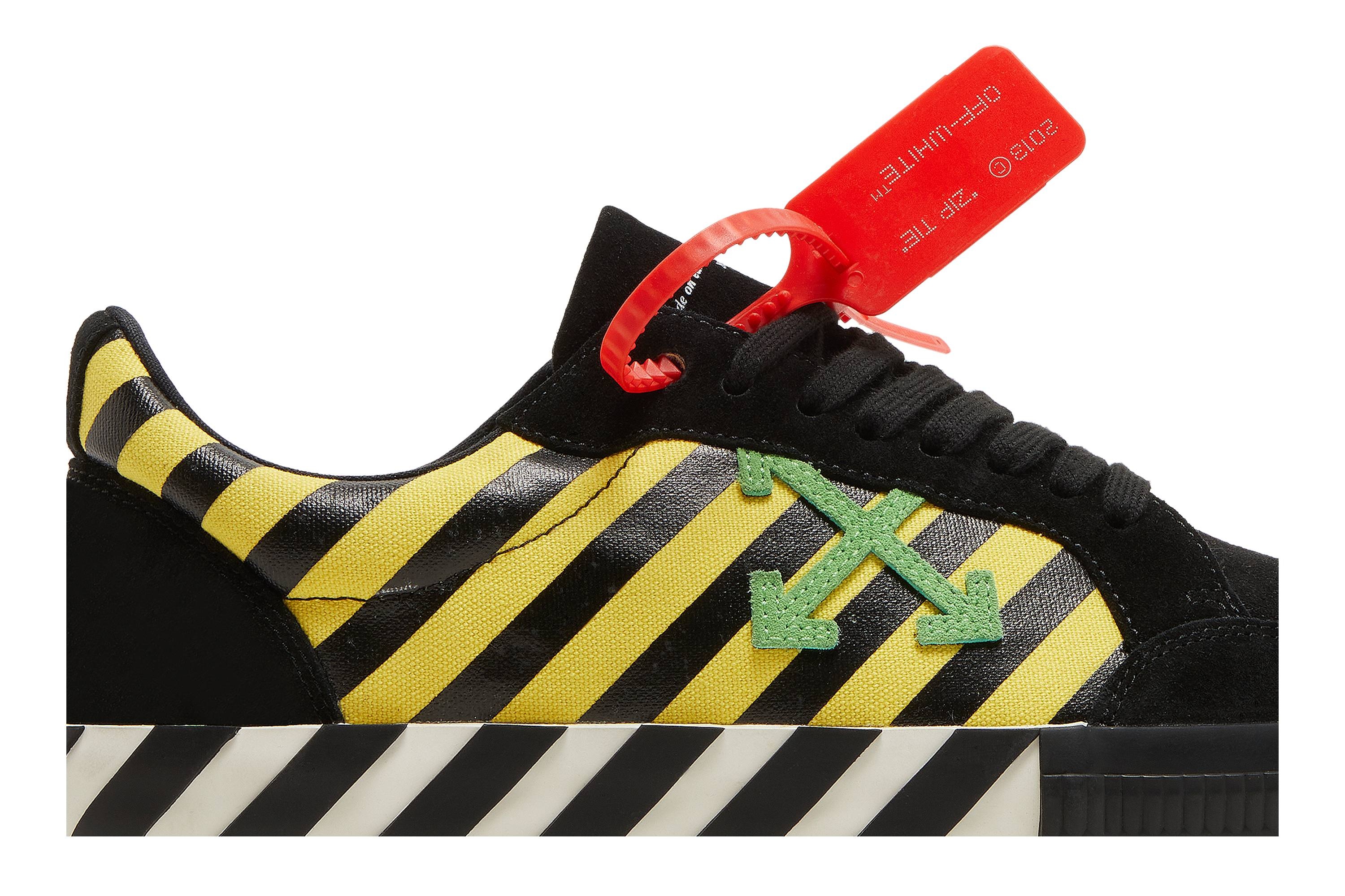 Off-White Vulc Low 'Black Yellow Green' - 2
