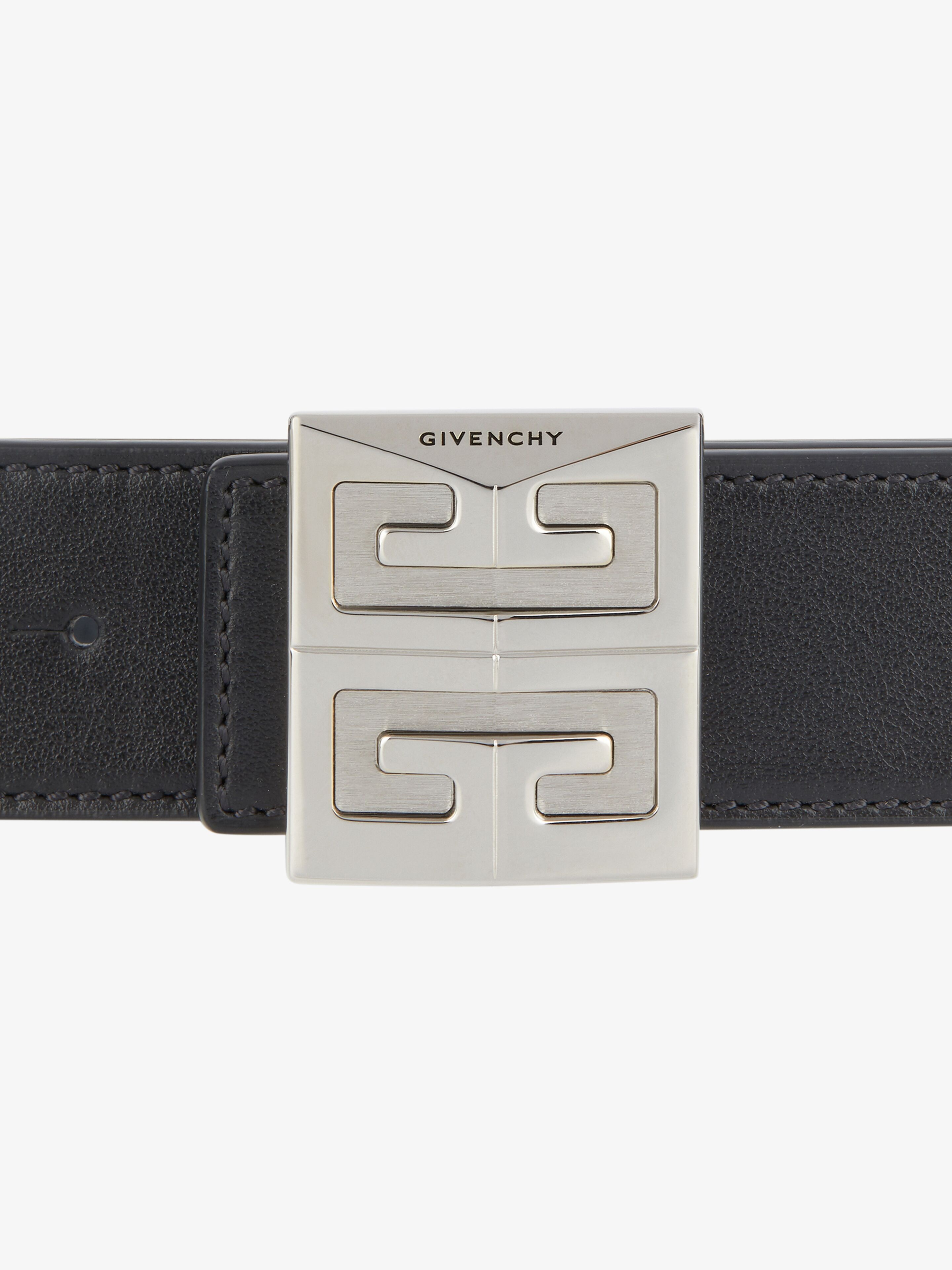 4G REVERSIBLE BELT IN LEATHER - 4