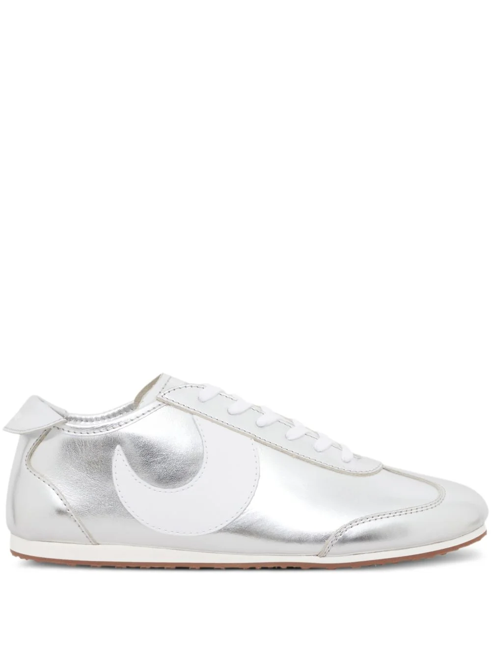 Ms Astra metallic-effect leather sneakers - 1