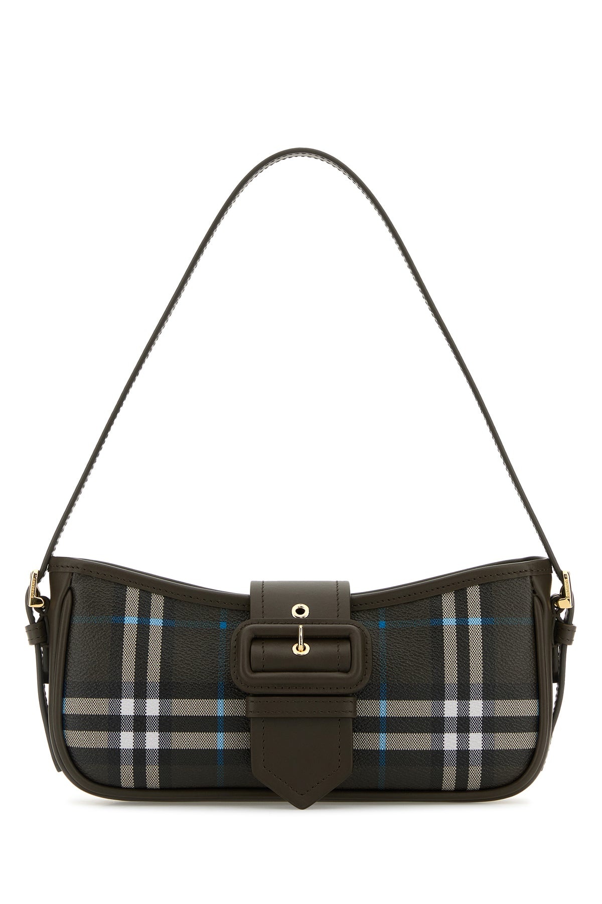 Printed canvas shoulder bag - 1