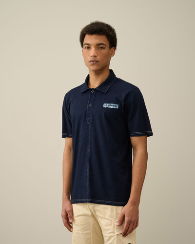 C.P. Company Indigo Jersey Polo Shirt outlook