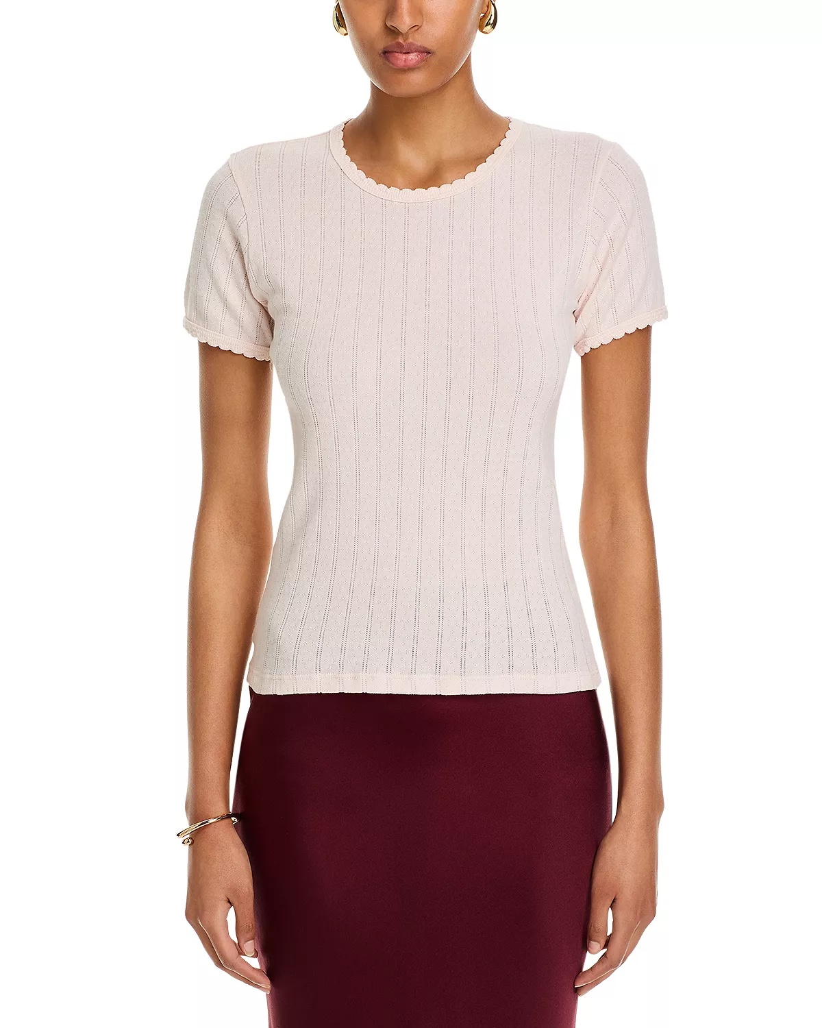 Pointelle Tee - 6