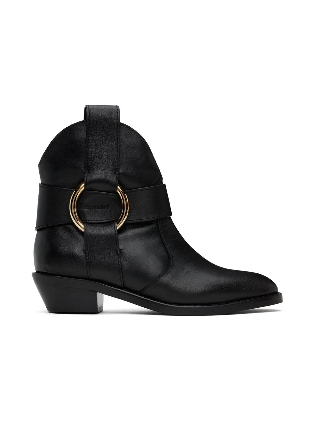 Black New Ring Line Boots - 1