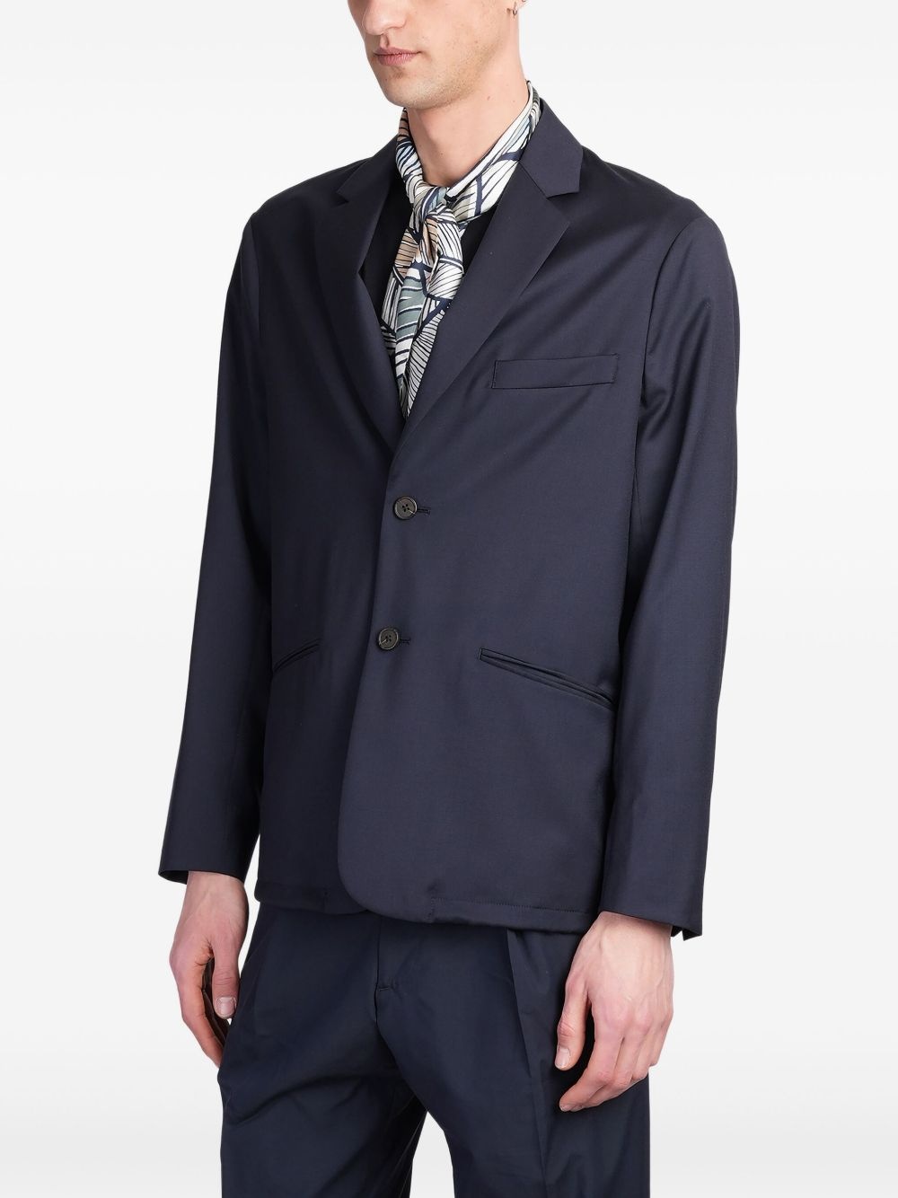 virgin wool blazer - 3