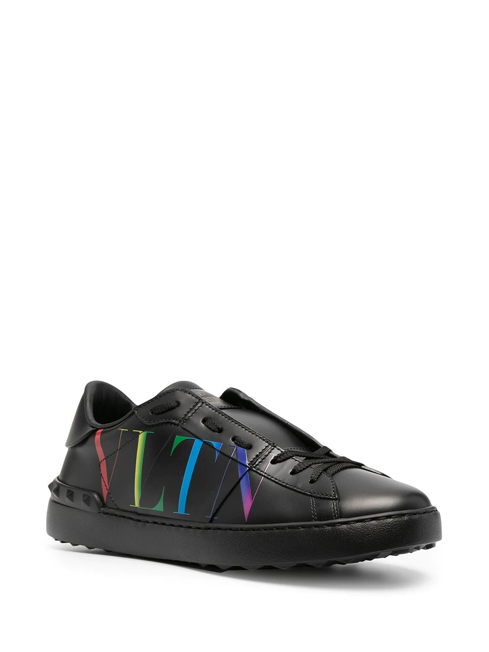 logo-print lace-up sneakers - 2