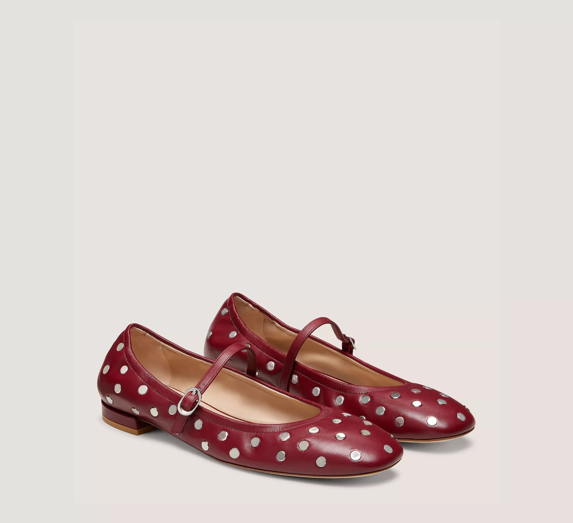 CLARIS STUD BALLET FLAT - 2