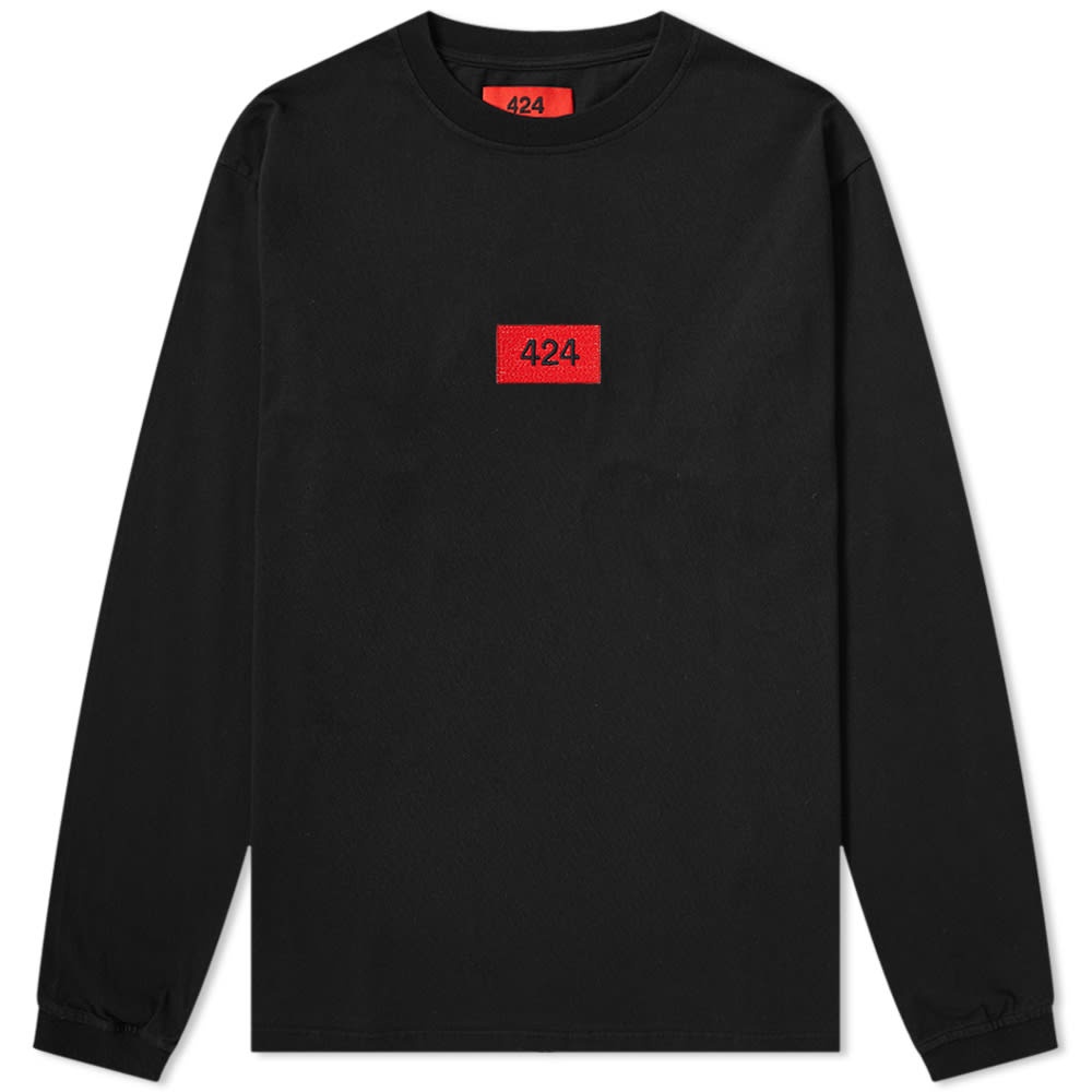 424 Long Sleeve Box Logo Tee - 1