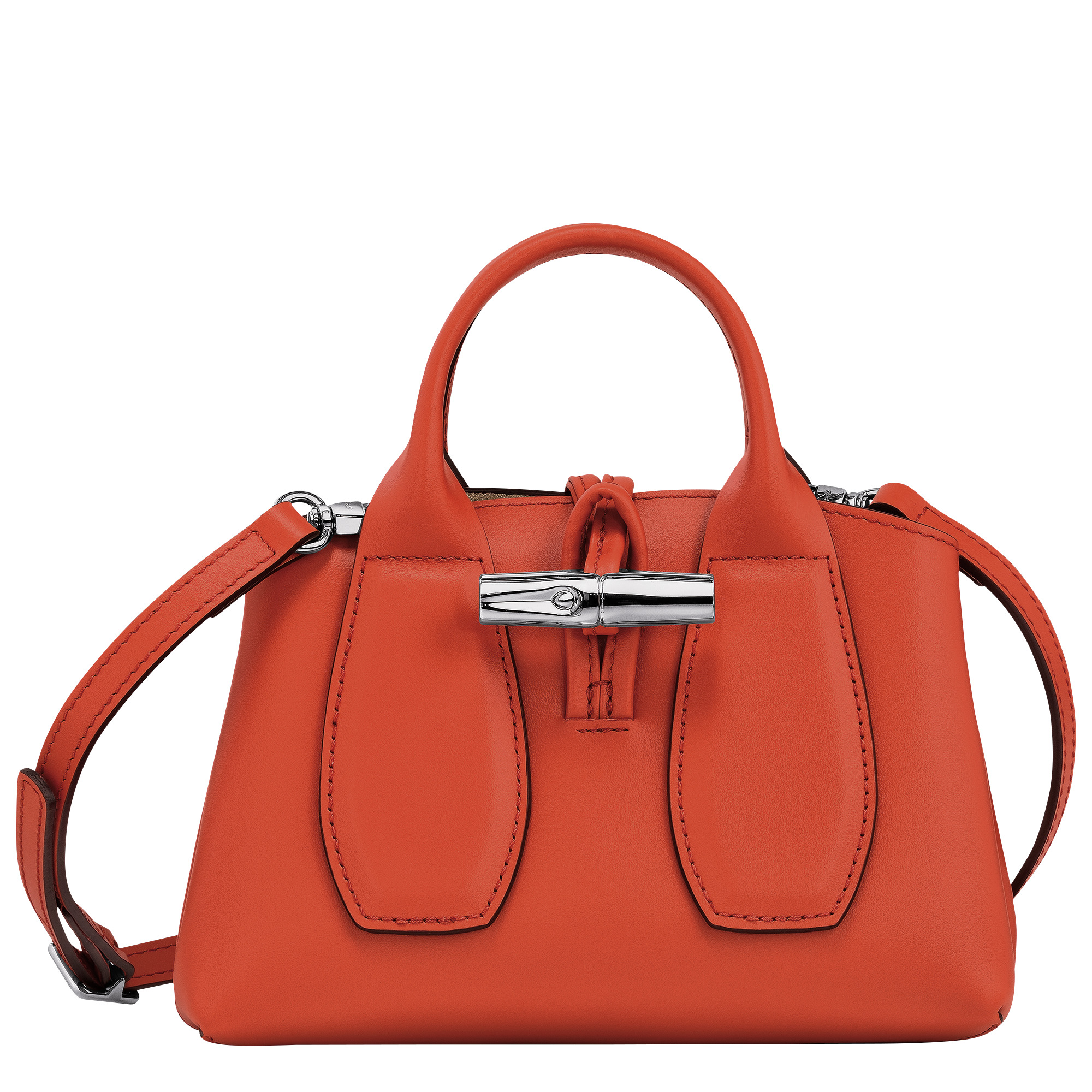 Le Roseau XS Handbag Paprika - Leather - 1