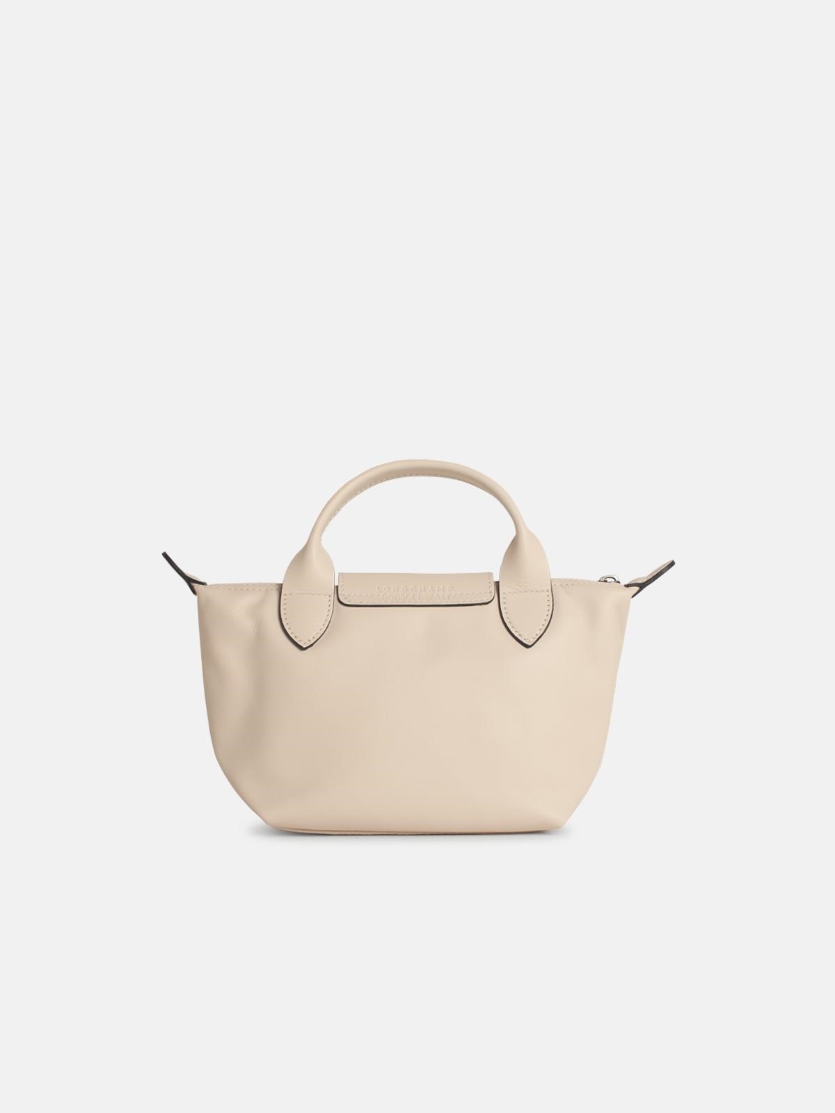 'LE PLIAGE XTRA' LEATHER BAG NUDE - 3