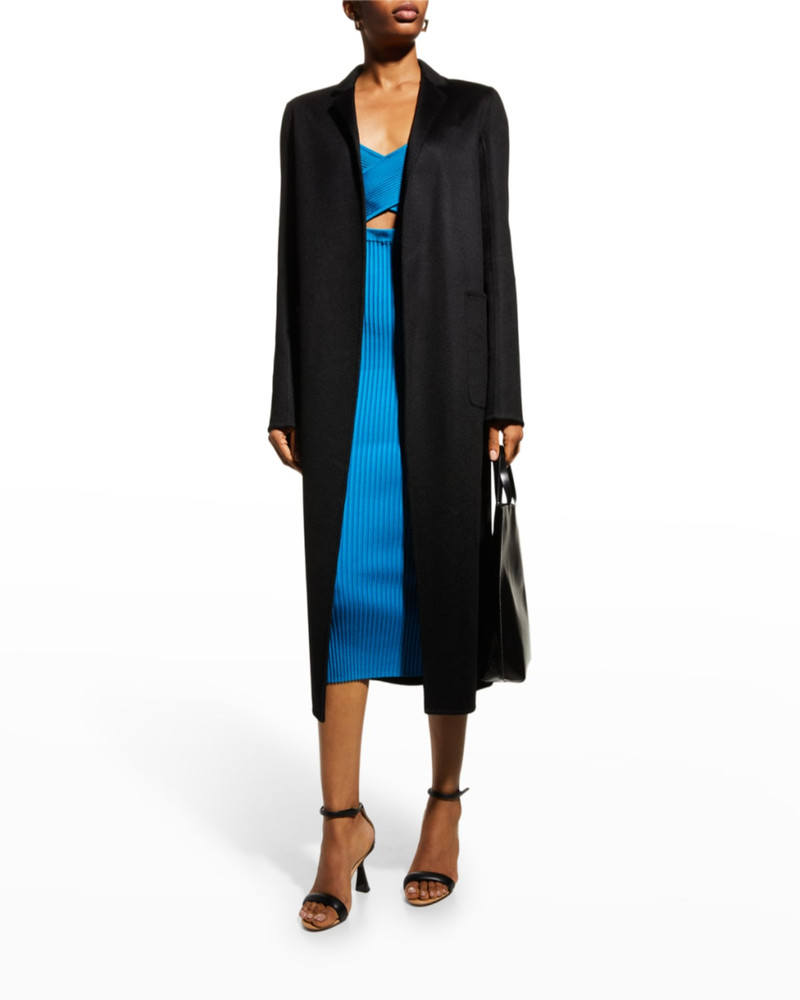 ADAM LIPPES Zibelline Open-Front Cashmere Midi Coat outlook