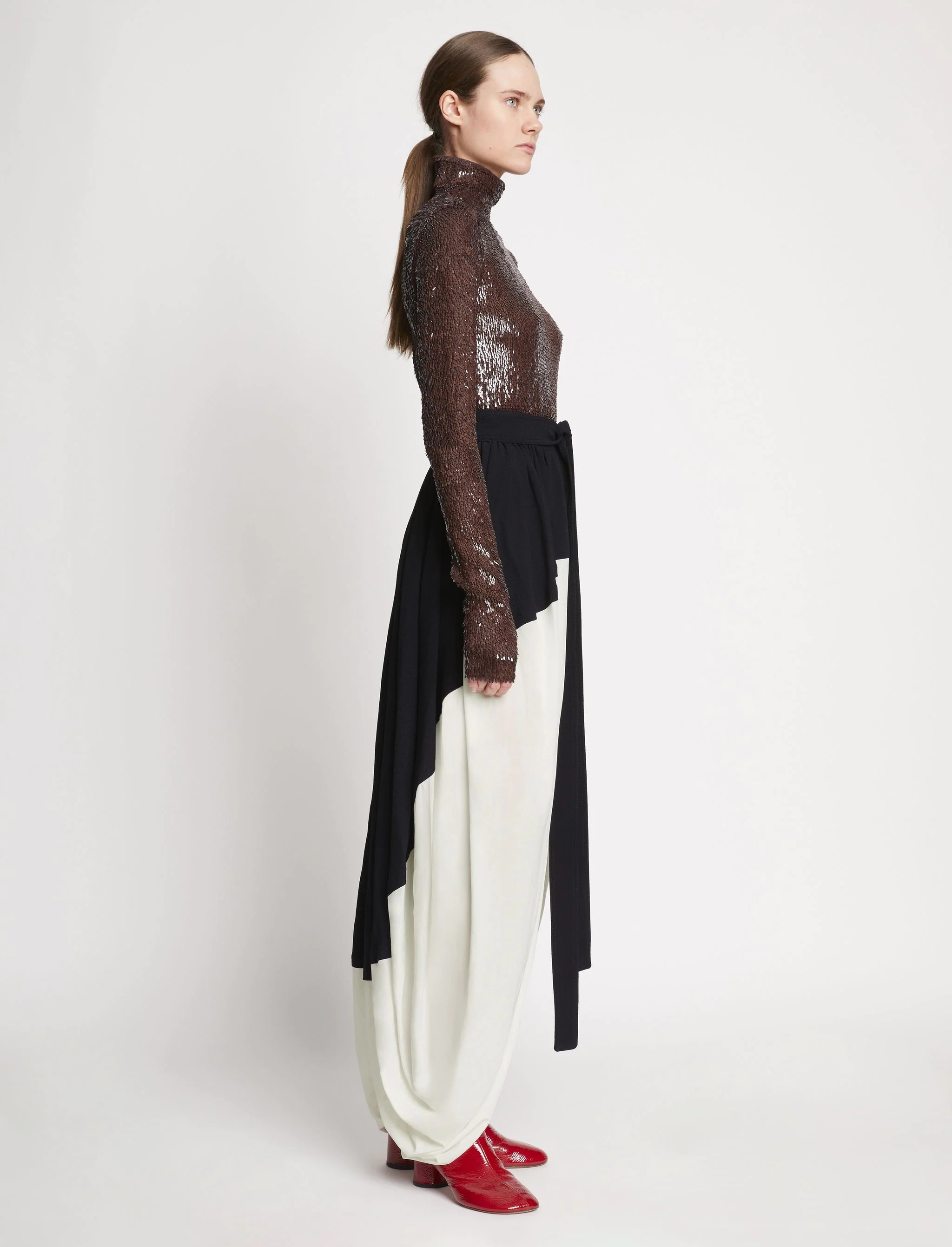 Crepe Jersey Skirt - 3
