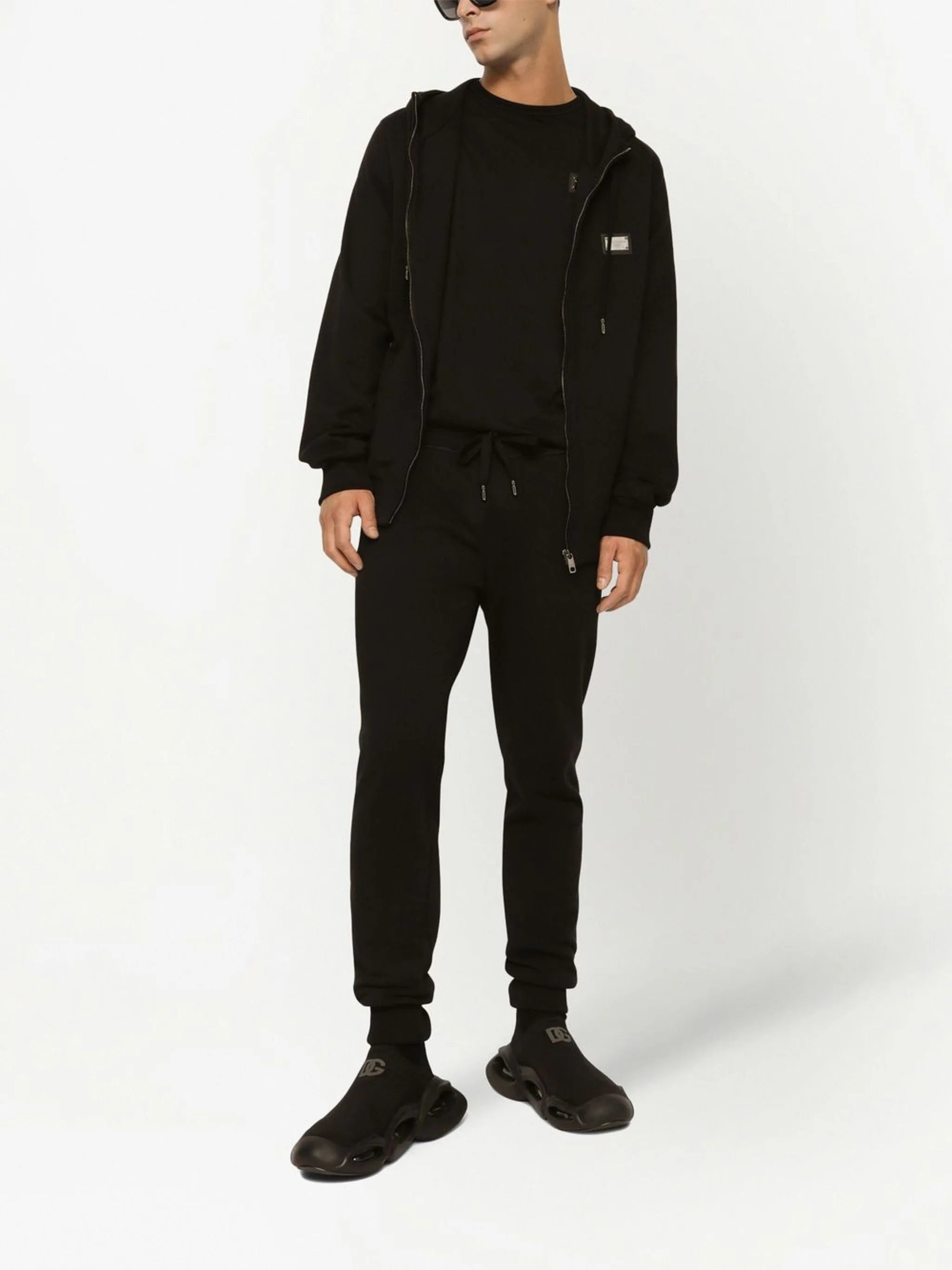 LOGO-TAG ZIP-UP HOODIE - 2