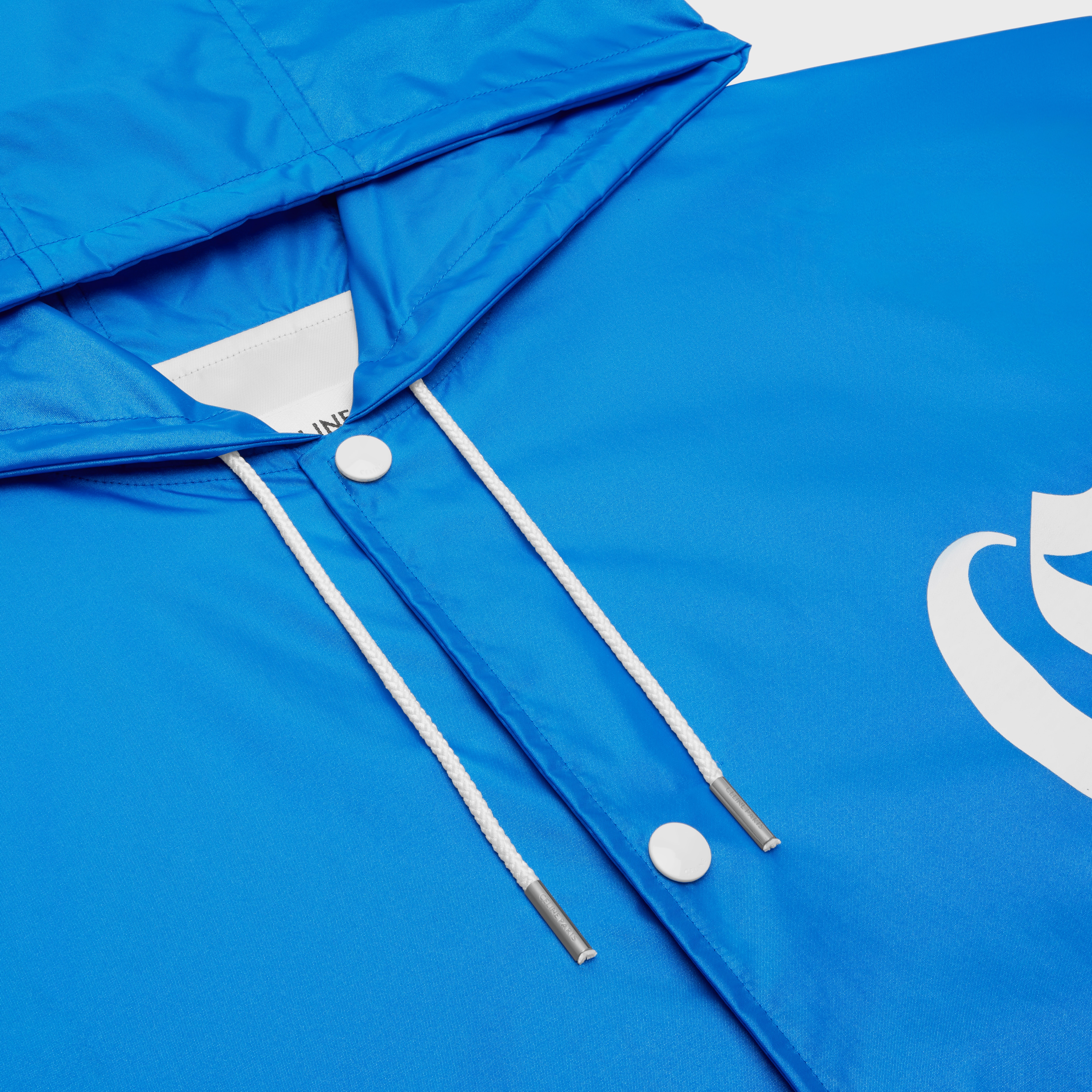 cropped coach jacket in lightweight nylon - 3