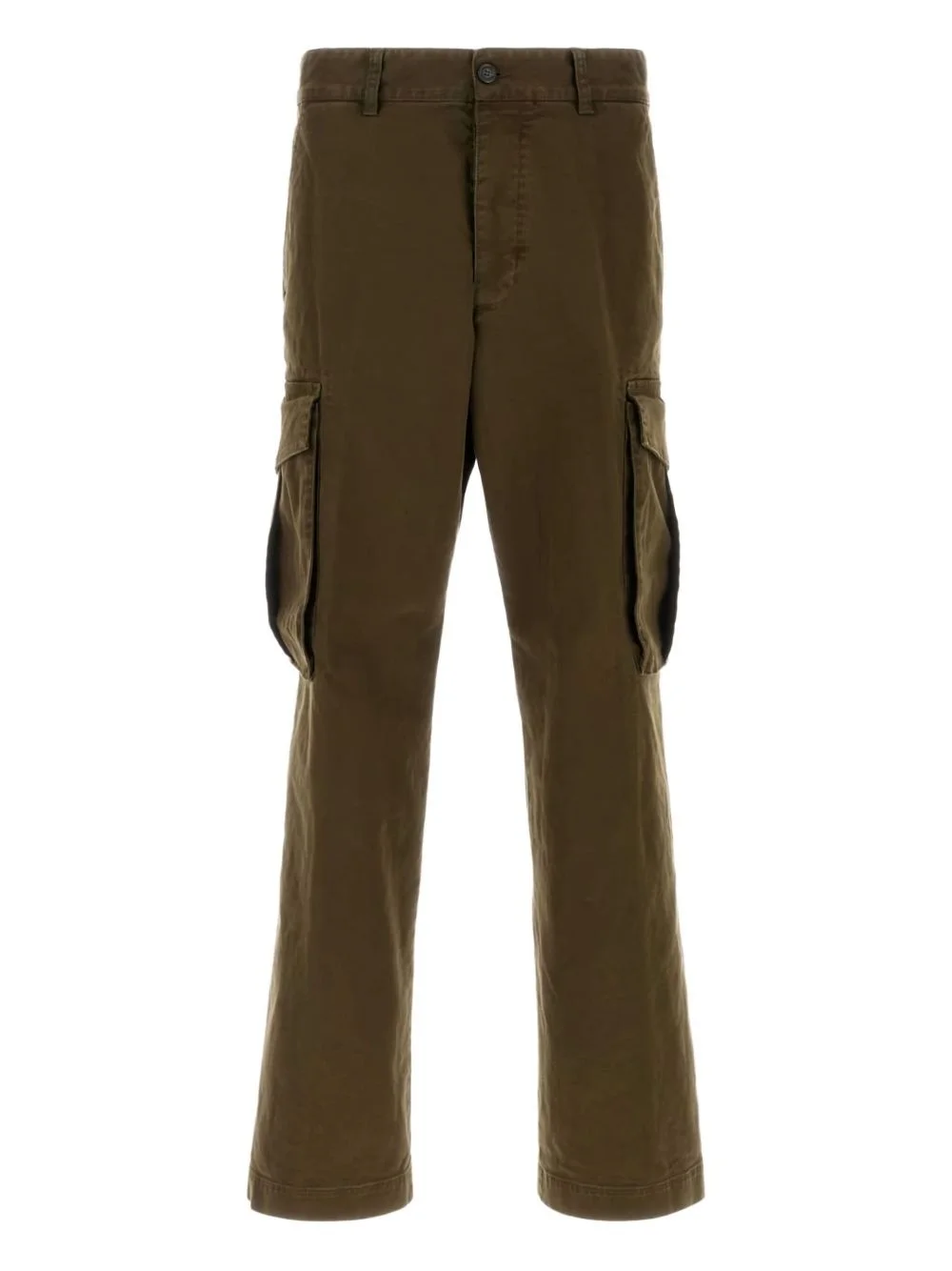 stretch-cotton trousers - 1