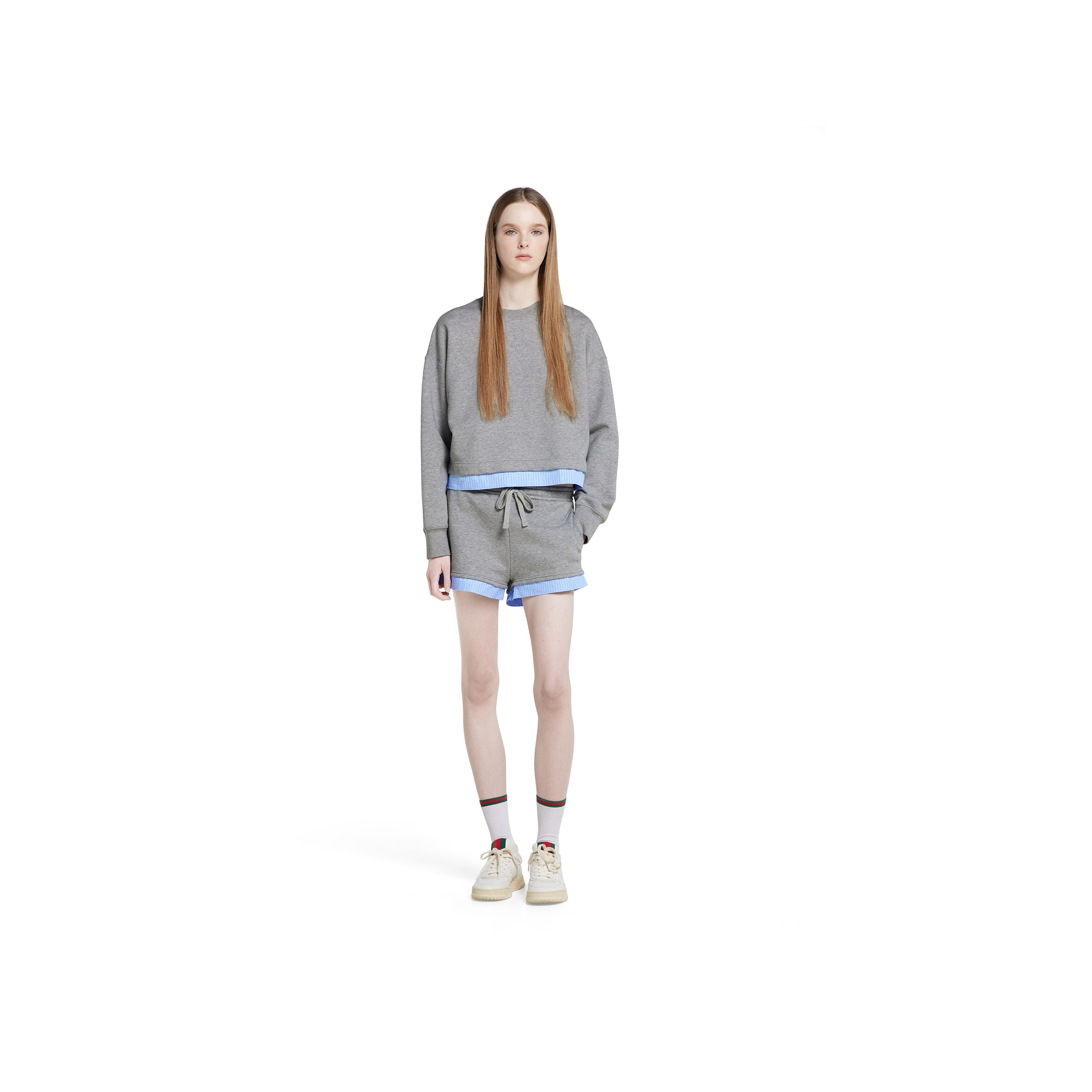 Cotton jersey shorts with embroidery - 2
