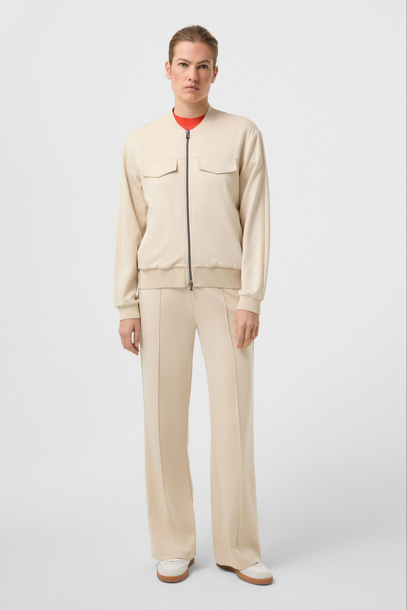 BOGNER Nika jersey jacket in Sand outlook