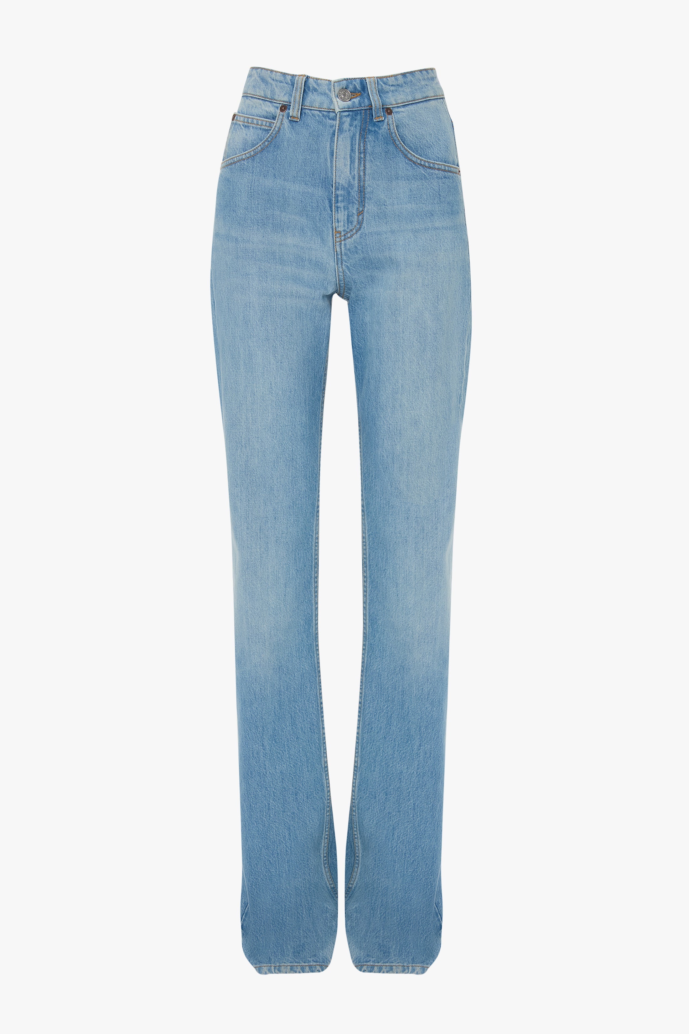 Julia High Waisted Jean In Light Blue Wash - 1