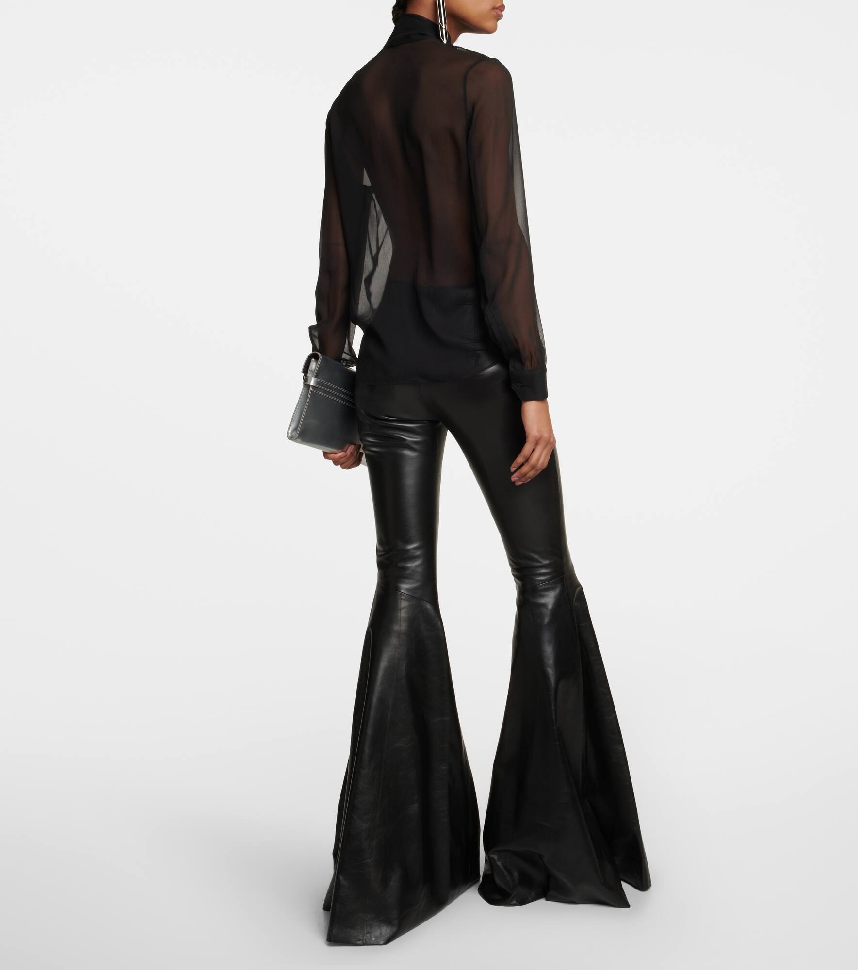 Lavallière silk blouse - 3