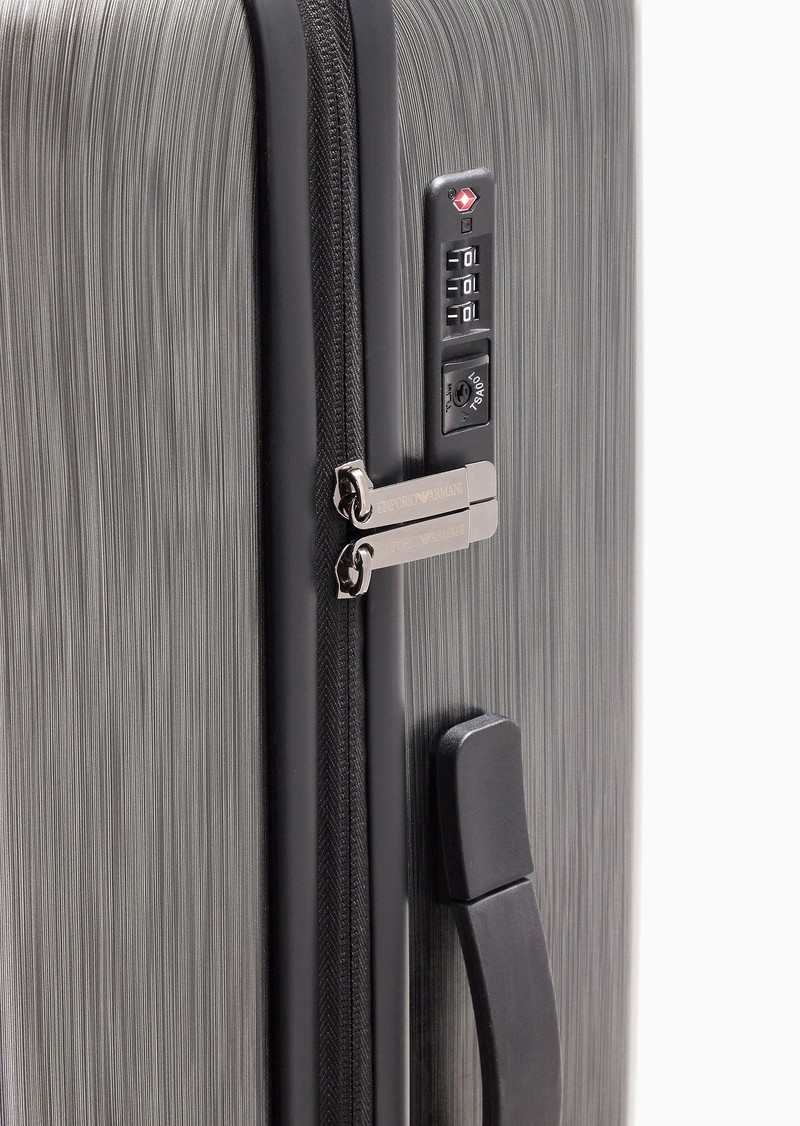 ABS large trolley suitcase with oversized, embossed eagle 7