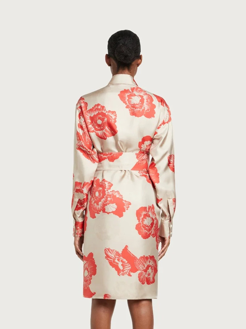 POPPIES PRINT SILK DRESS 3