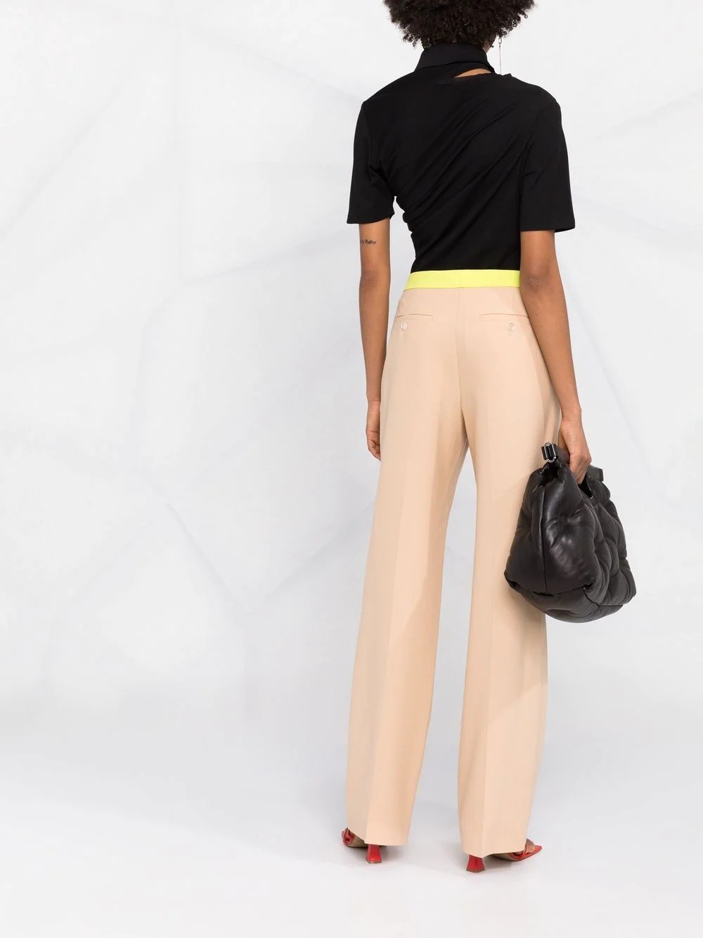 Active straight-leg tailored trousers - 4
