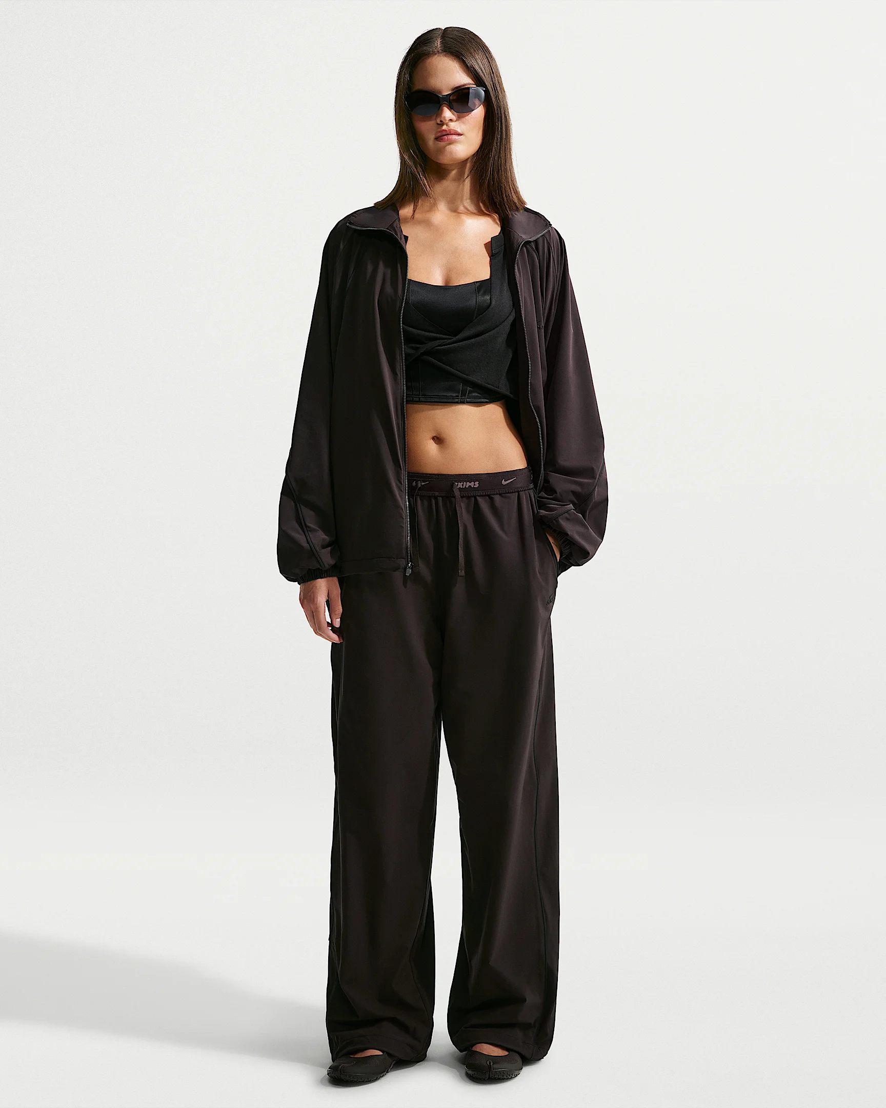 NikeSKIMS Stretch Nylon Women's Oversized Pants - 1