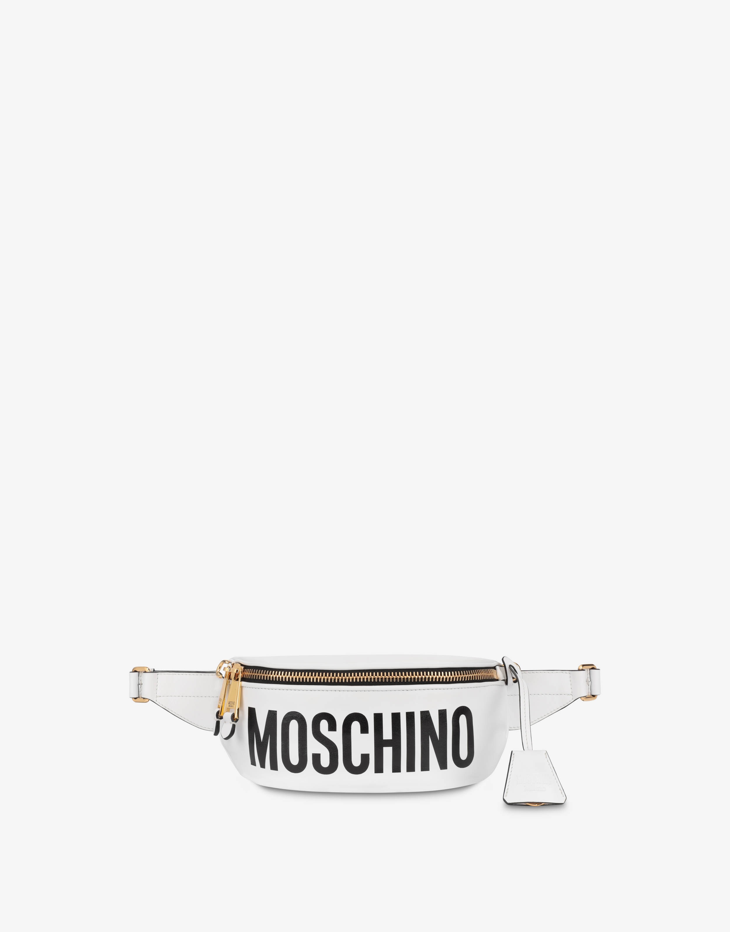 CALFSKIN BELT BAG WITH LOGO - 1