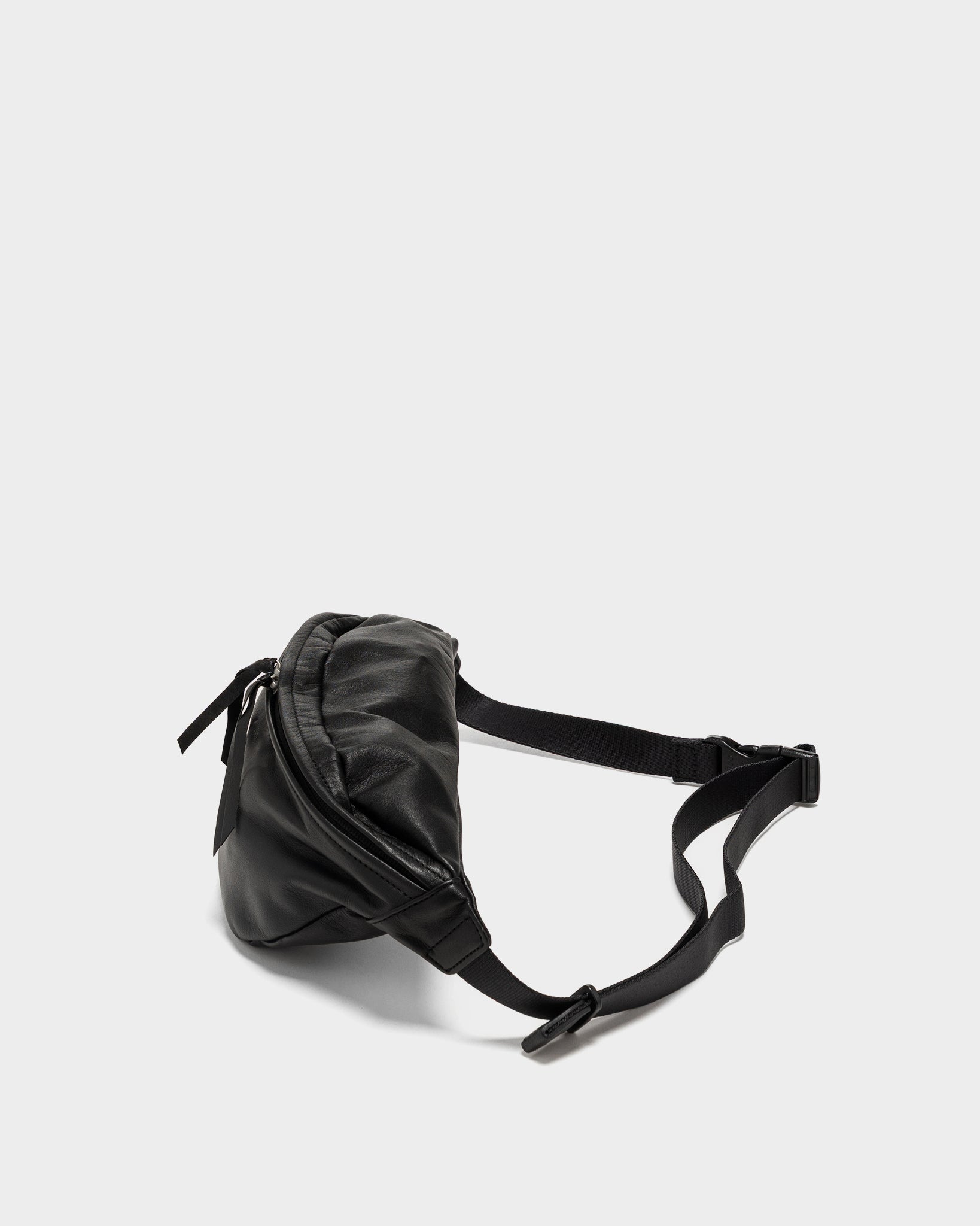 Cow Waist Pouch Bag Black - 3