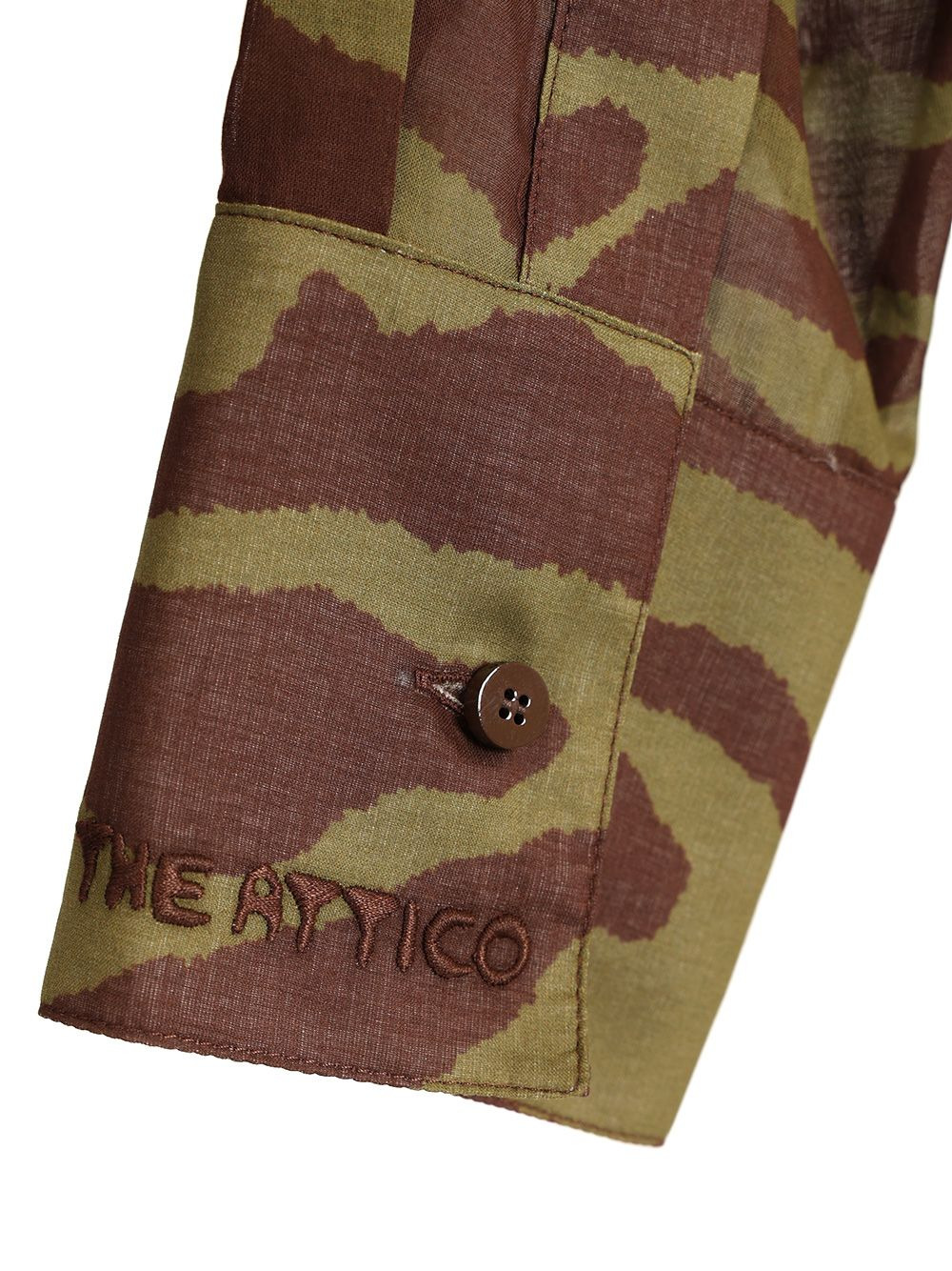 Zebra Print Shirt Shirts Brown - 5