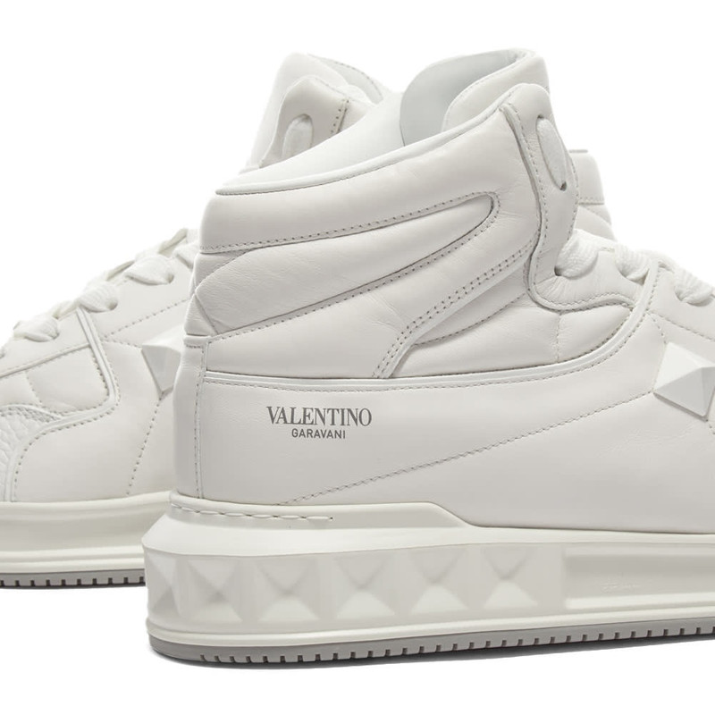 Valentino High Top Roman Stud Sneaker 5