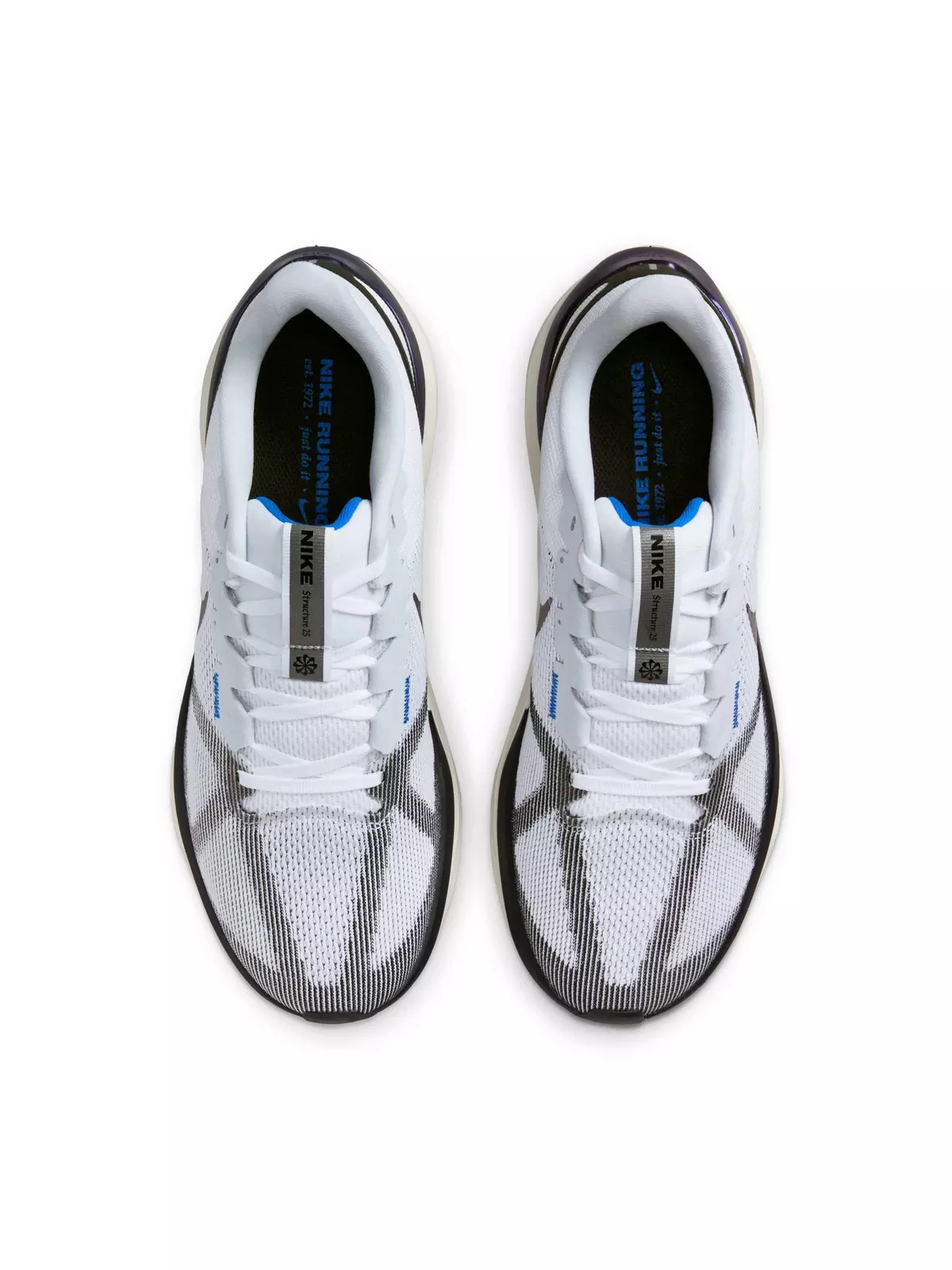 Structure 25 "White/Black/Sail/Photo Blue" Men's Running Shoe - 4