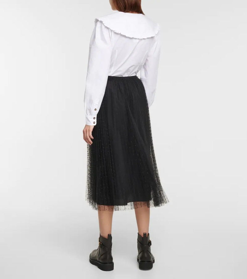 Point d'esprit tulle midi skirt 3