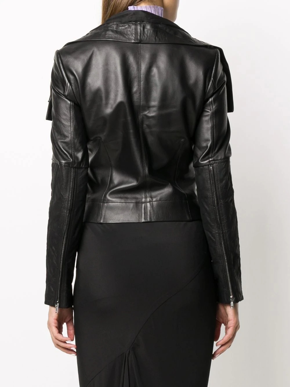 Larry draped biker jacket - 4