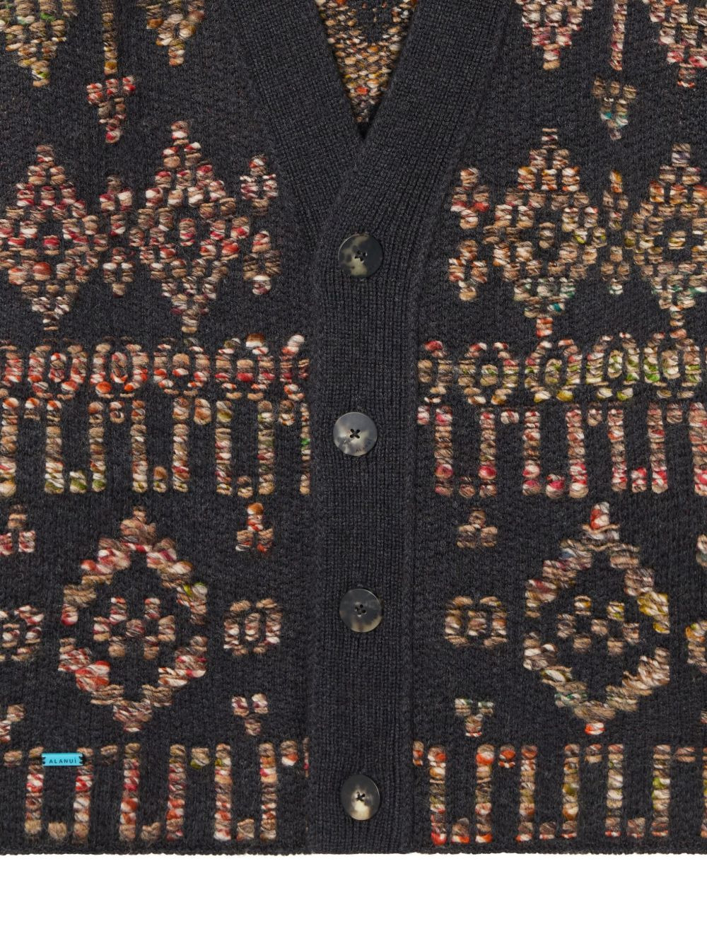 Grunge Beat patterned cardigan - 5