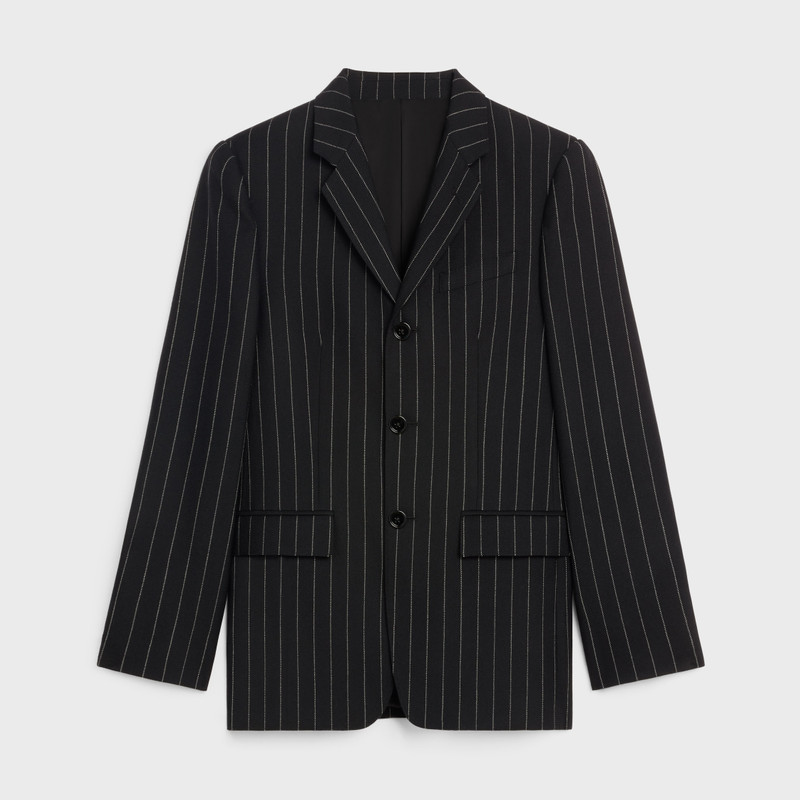 carnaby jacket in striped virgin wool 1