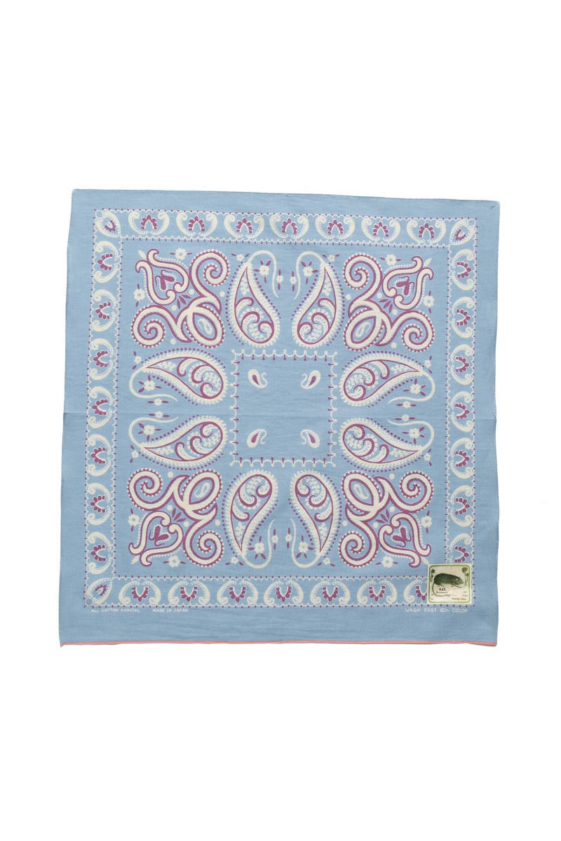 Fastcolor Selvedge Bandana (Paisley) 20x20 6