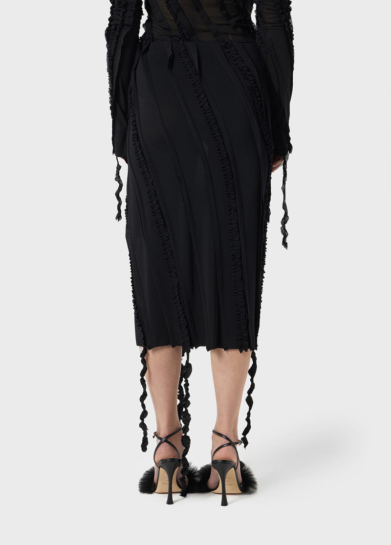 MIDI JERSEY SKIRT WITH RUFFLES 3